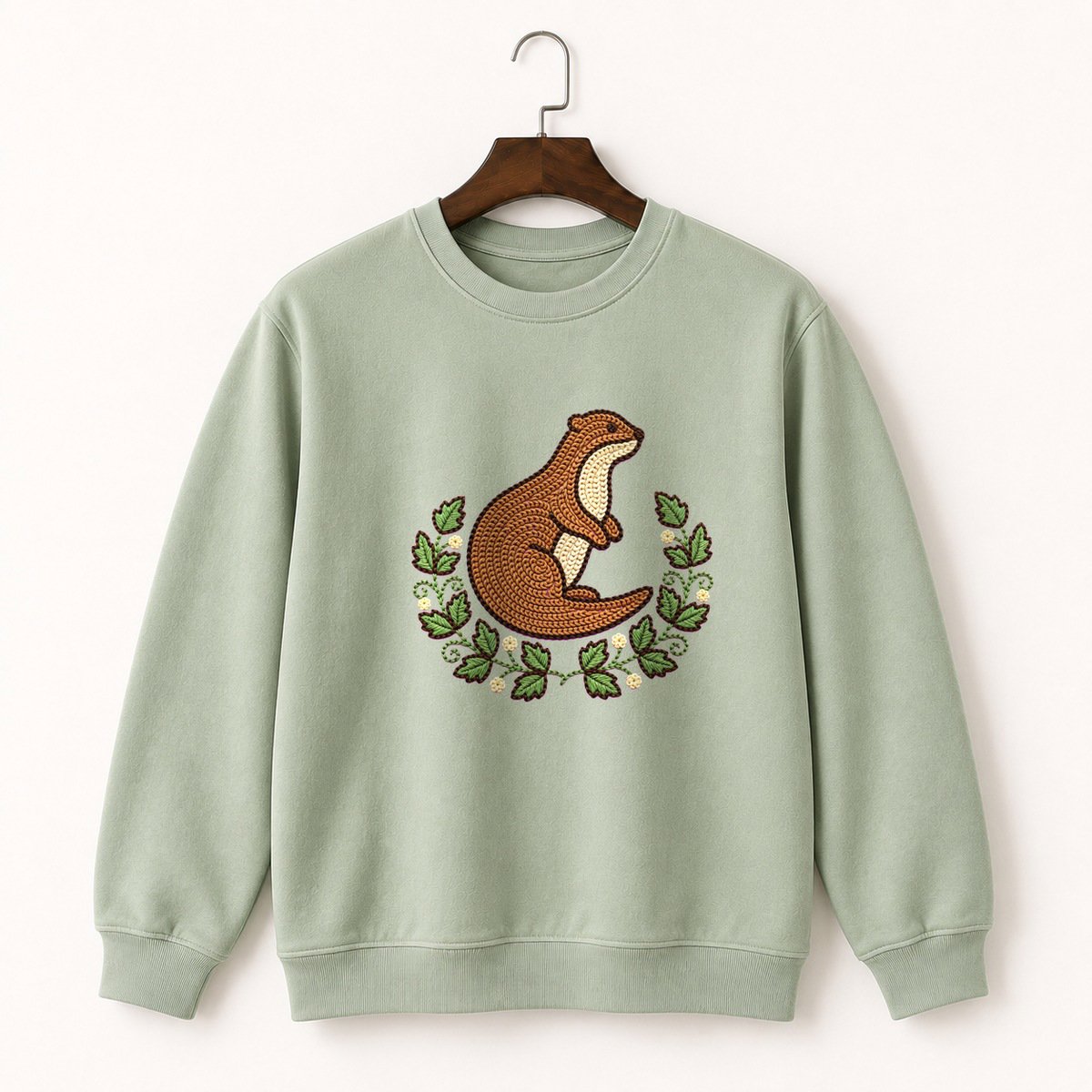 North American River Otter Crewneck Sweatshirt 2