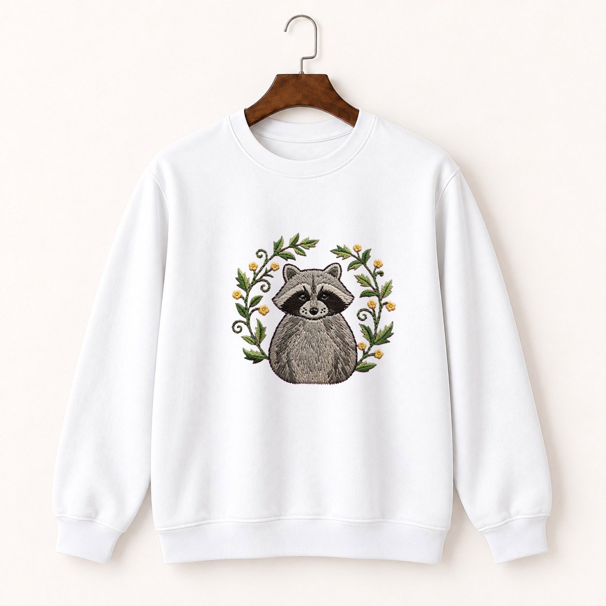 Raccoon Crewneck Sweatshirt 5