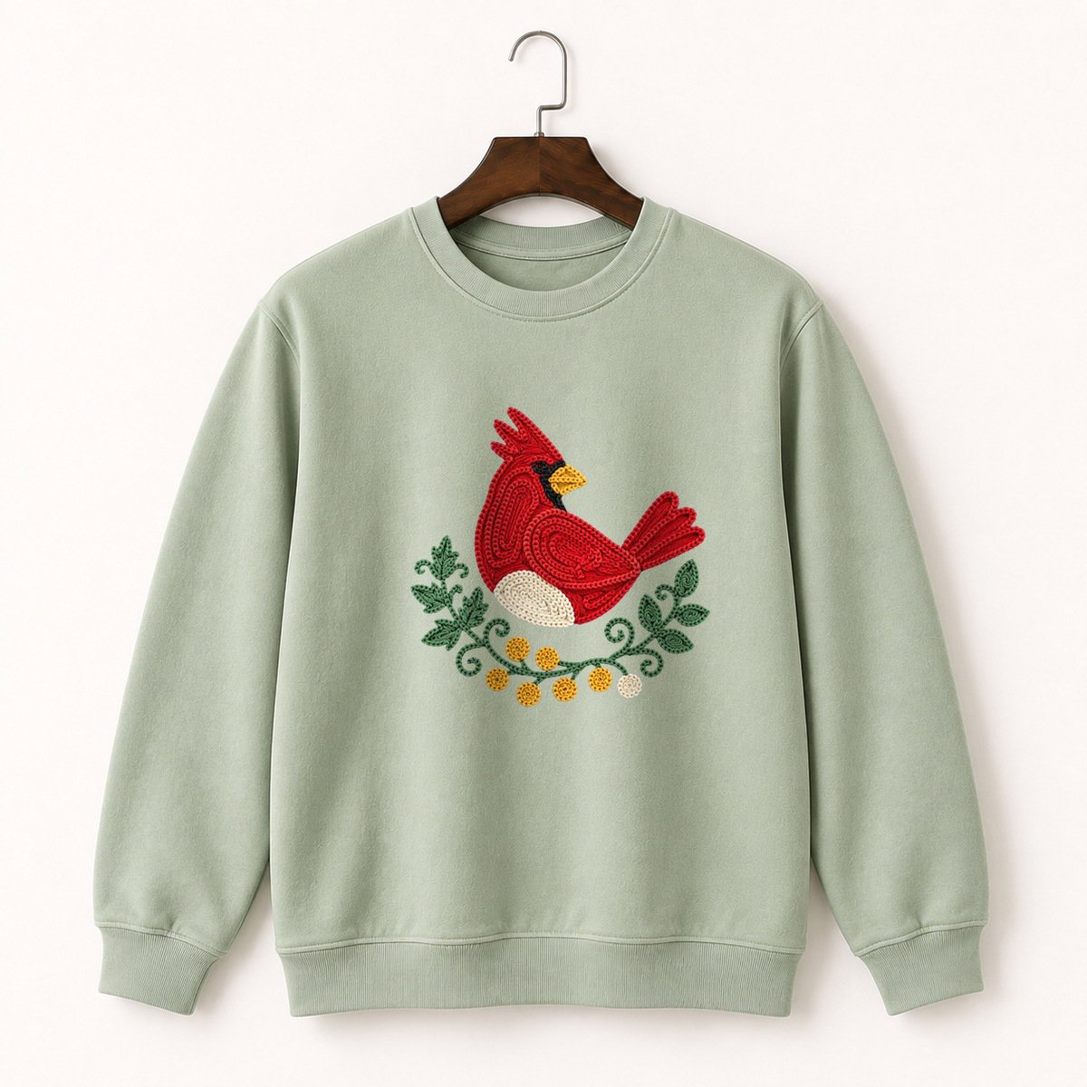 Northern Cardinal Crewneck Sweatshirt 2