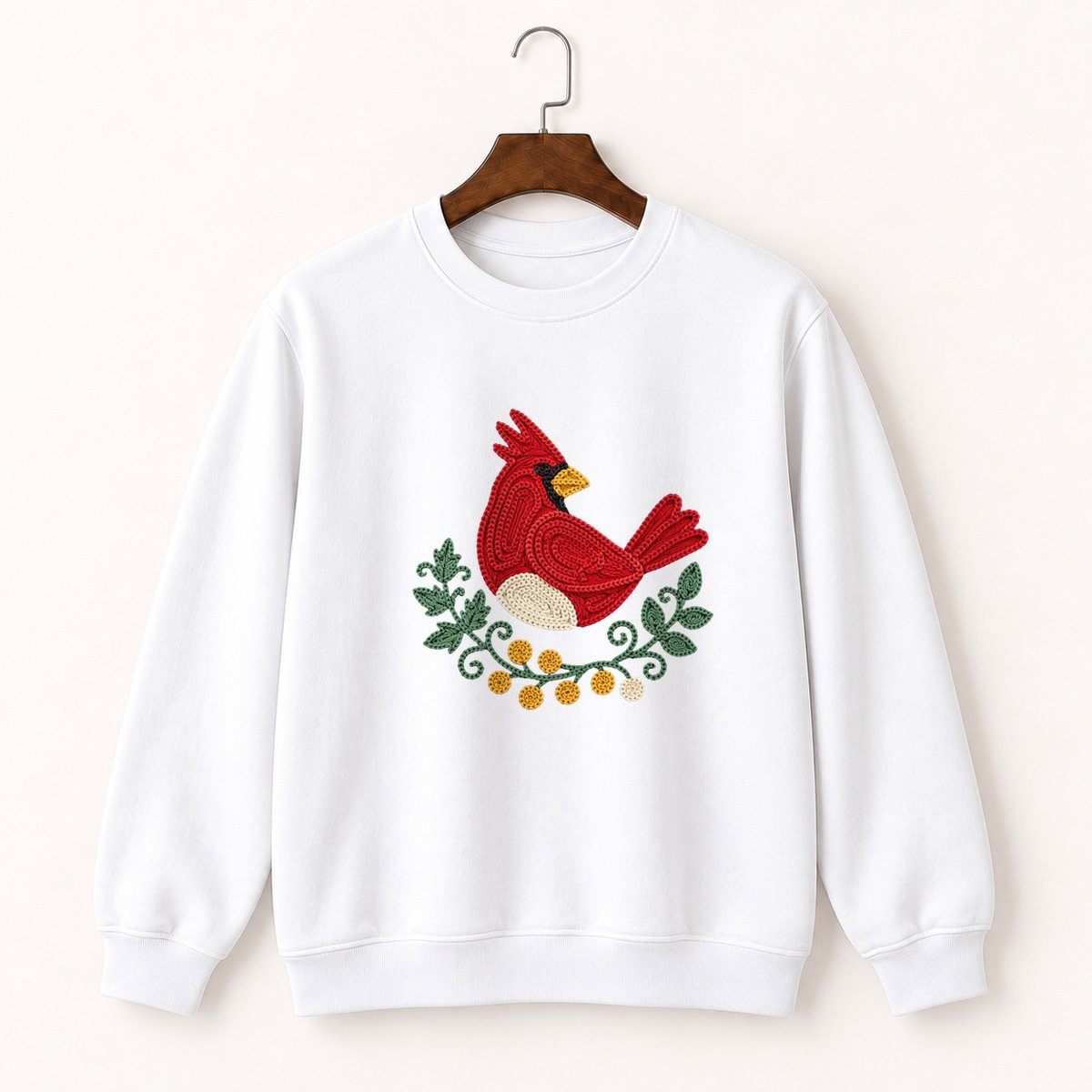 Northern Cardinal Crewneck Sweatshirt 5
