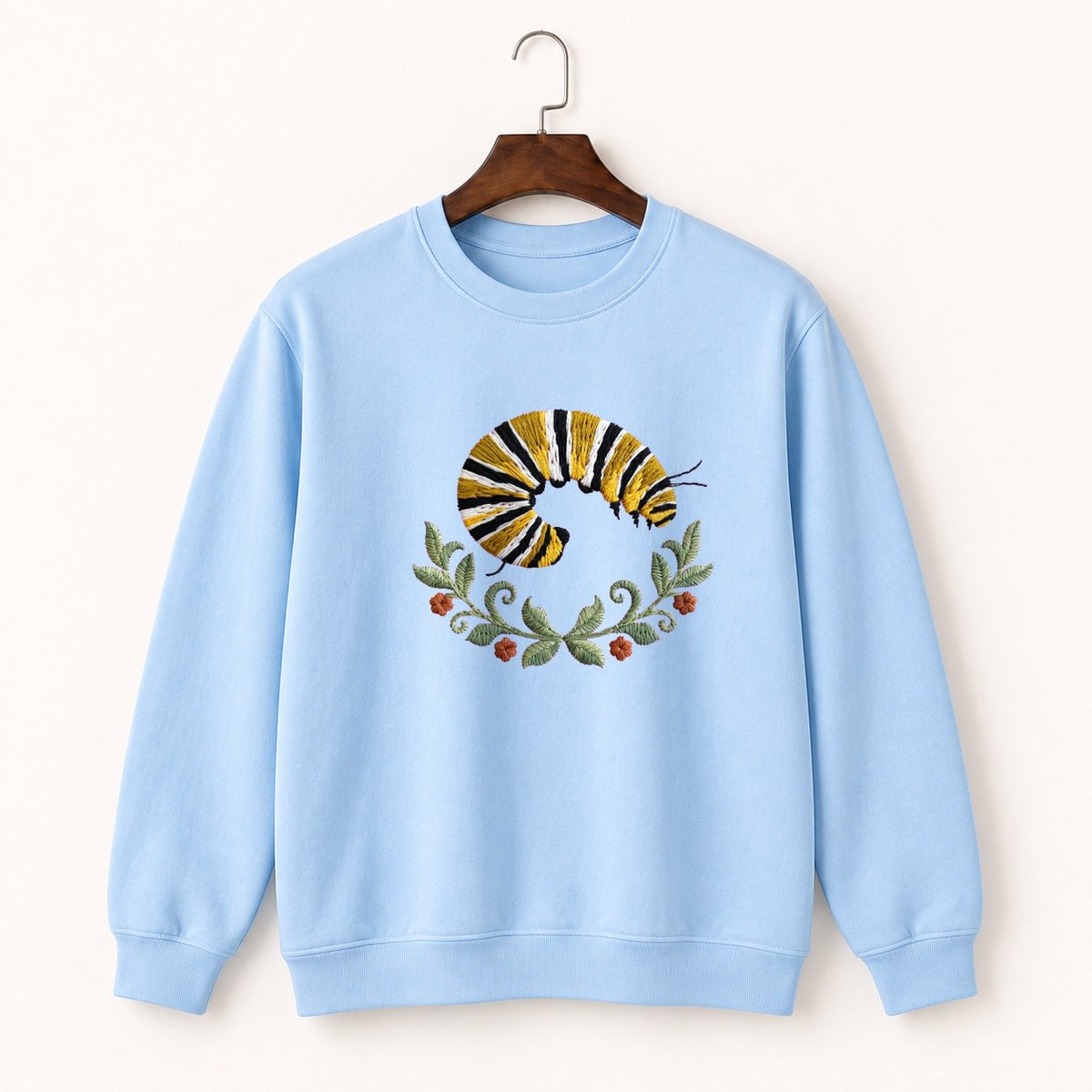 Monarch Caterpillar Crewneck Sweatshirt 1