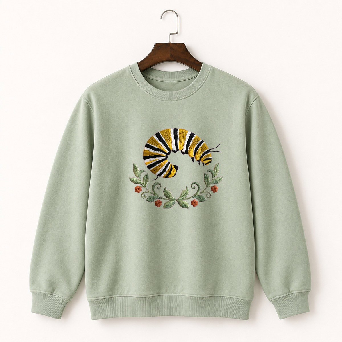 Monarch Caterpillar Crewneck Sweatshirt 2