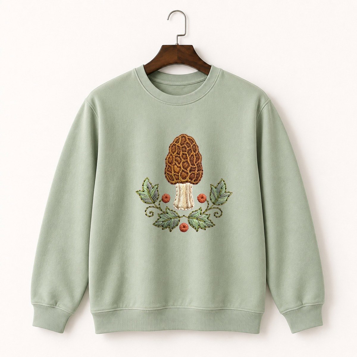Morel Mushroom Crewneck Sweatshirt 2