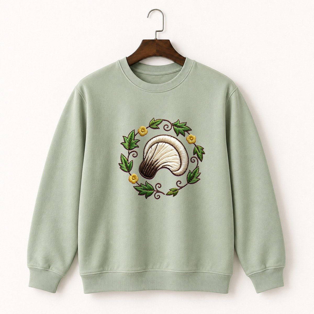 Oyster Mushroom Crewneck Sweatshirt 2