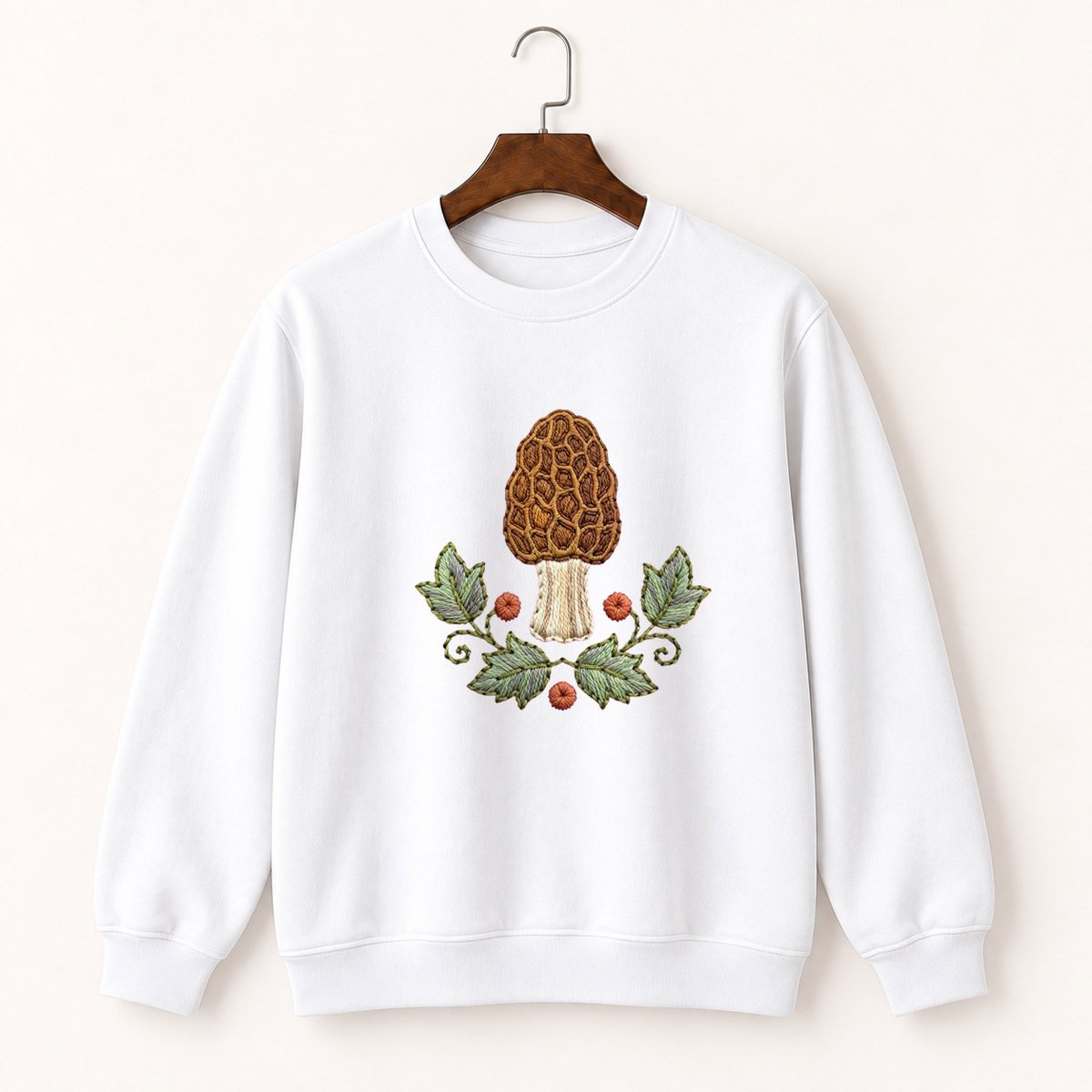 Morel Mushroom Crewneck Sweatshirt 5