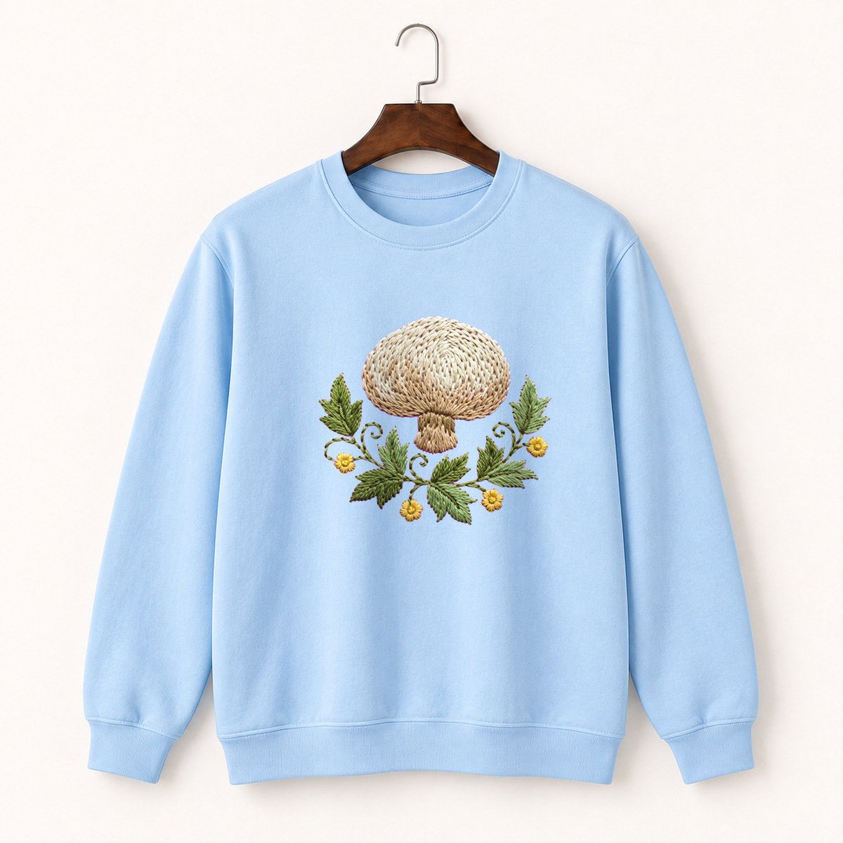 Puffball Mushroom Crewneck Sweatshirt 1