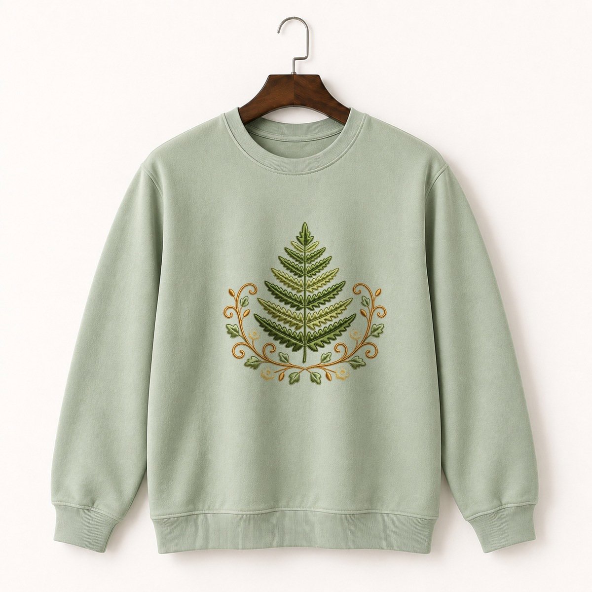 Fern Frond Crewneck Sweatshirt 2