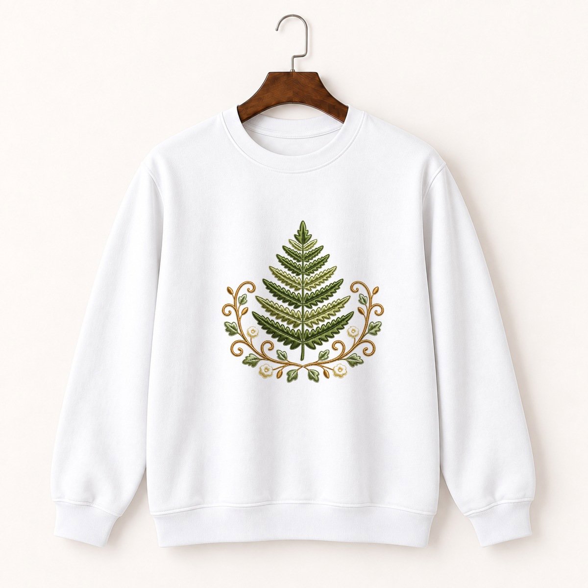 Fern Frond Crewneck Sweatshirt 5