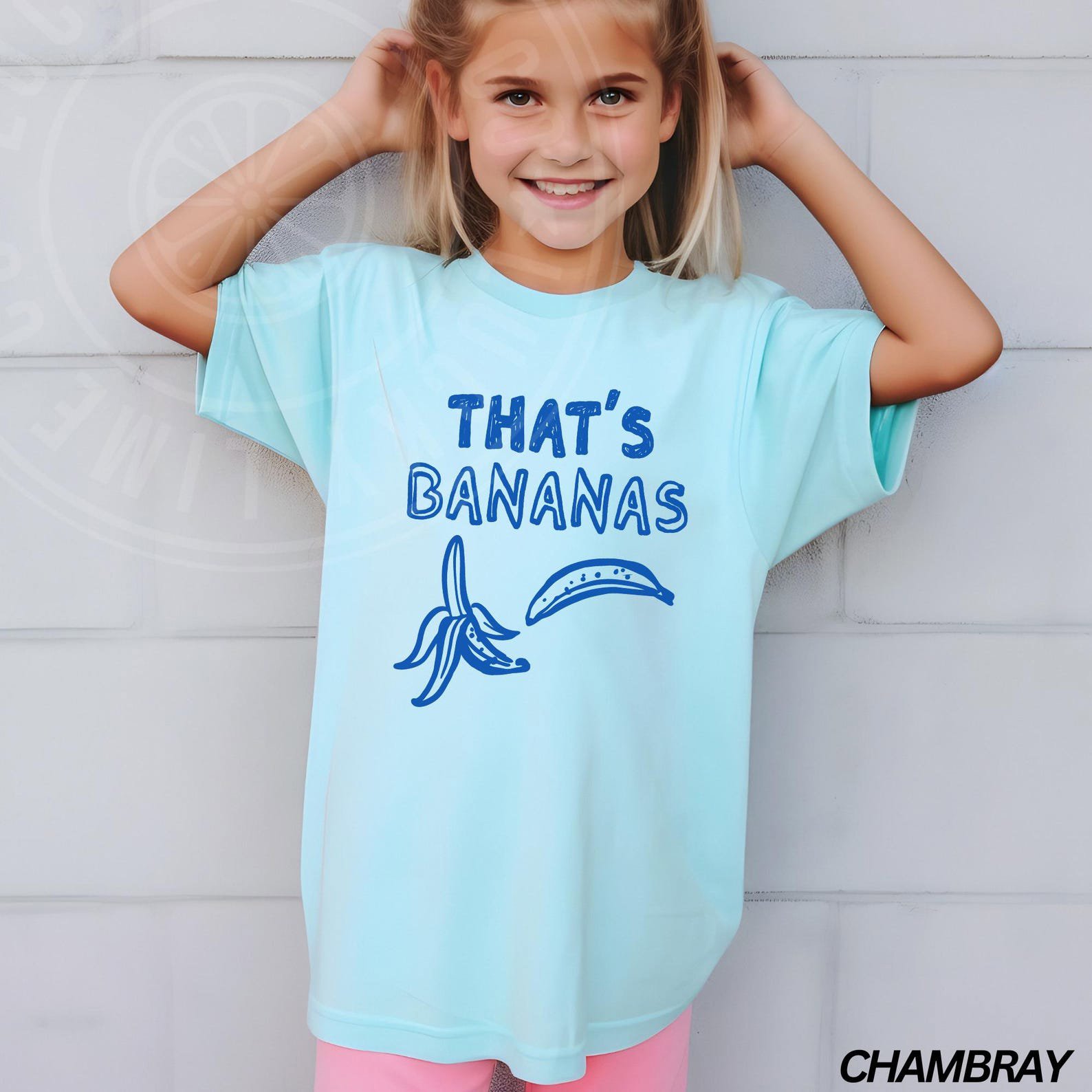 Kids That’s Bananas Shirt, Banana Tshirt, Retro Fruit Shirt, Youth Summer Tee, Girls Tee, Cute Kids Shirt, Kids Graphic Tee, Comfort Colors® 5