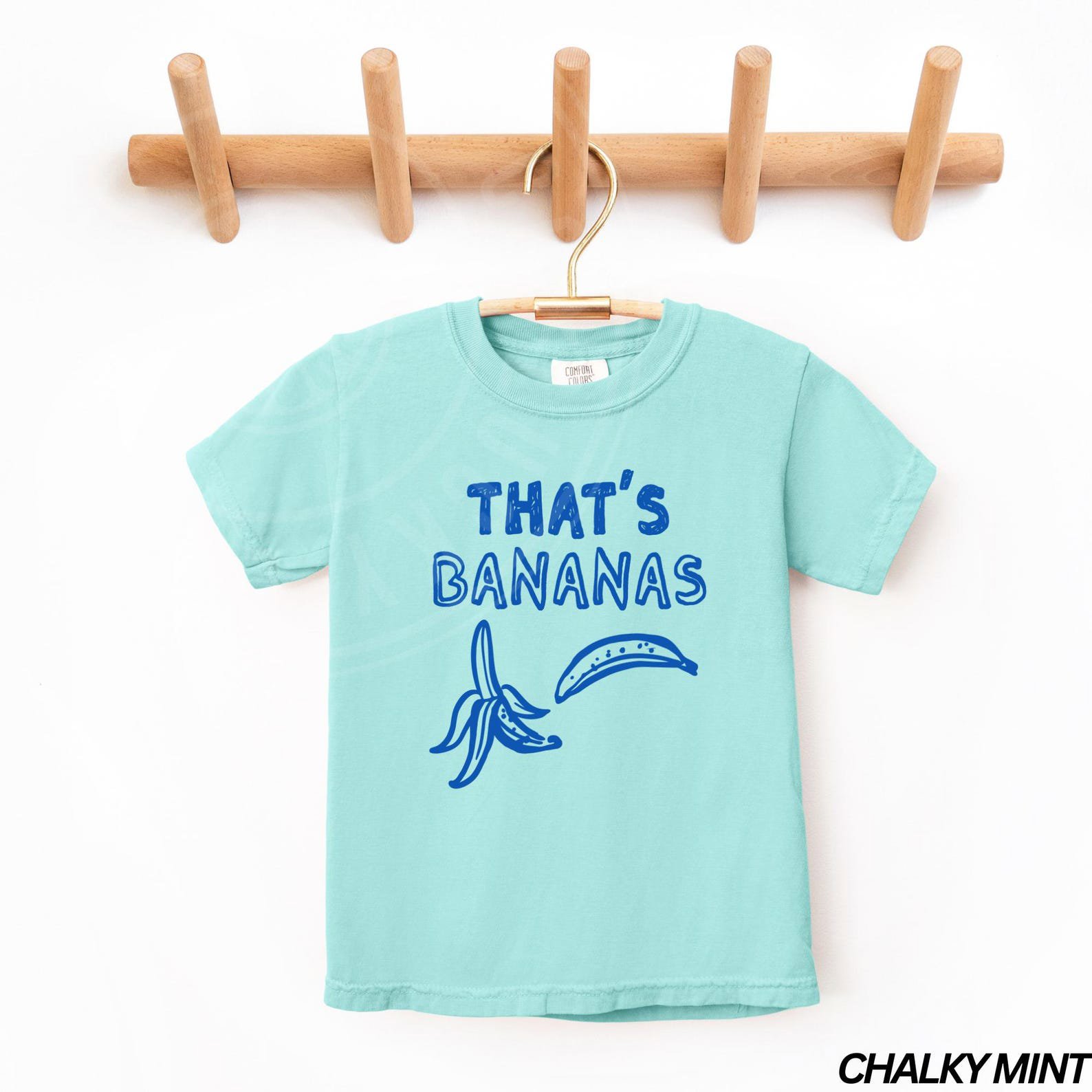 Kids That’s Bananas Shirt, Banana Tshirt, Retro Fruit Shirt, Youth Summer Tee, Girls Tee, Cute Kids Shirt, Kids Graphic Tee, Comfort Colors® 6