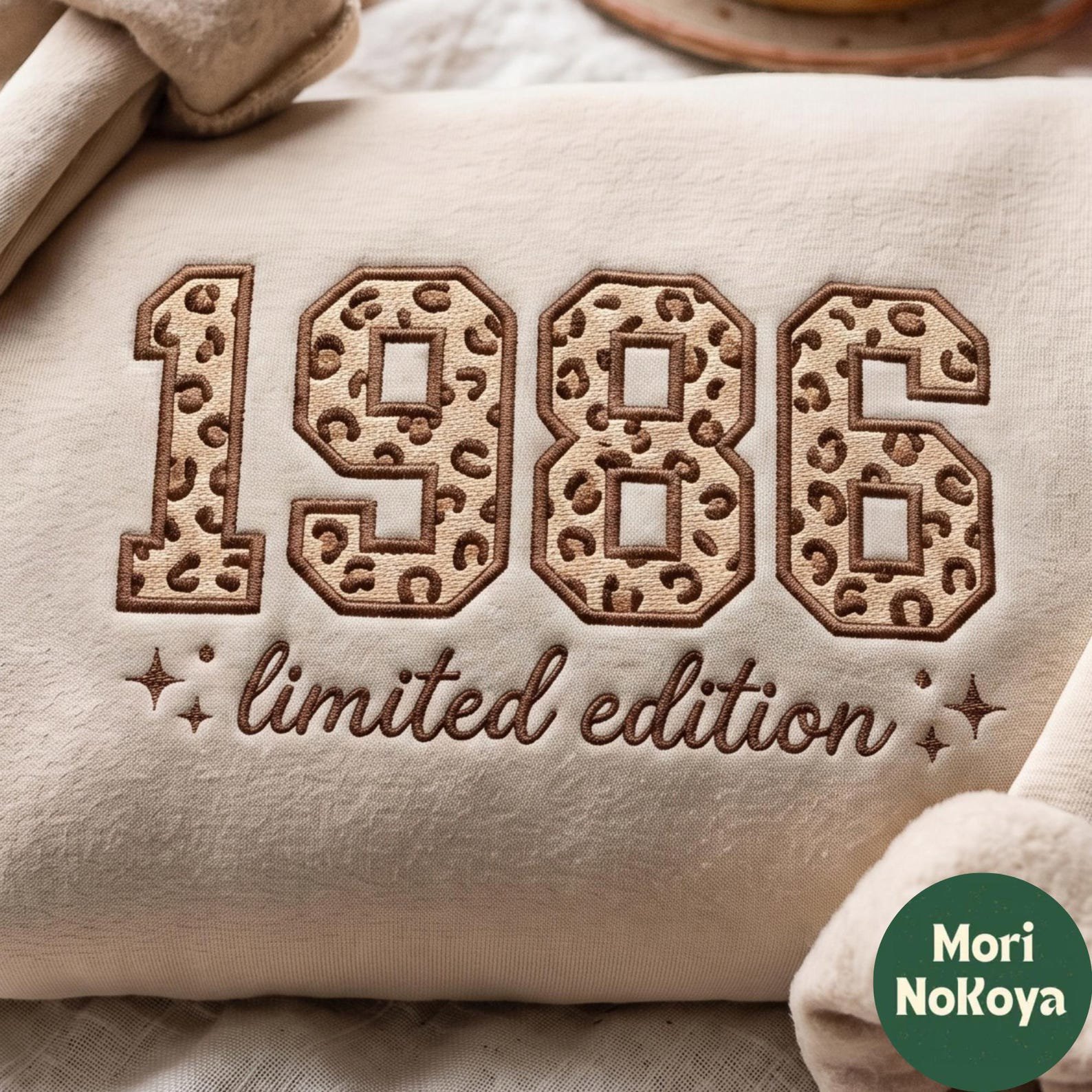 Custom Embroidered Birth Year Sweatshirt, Personalized Gift, Birthday Gift For Her 2