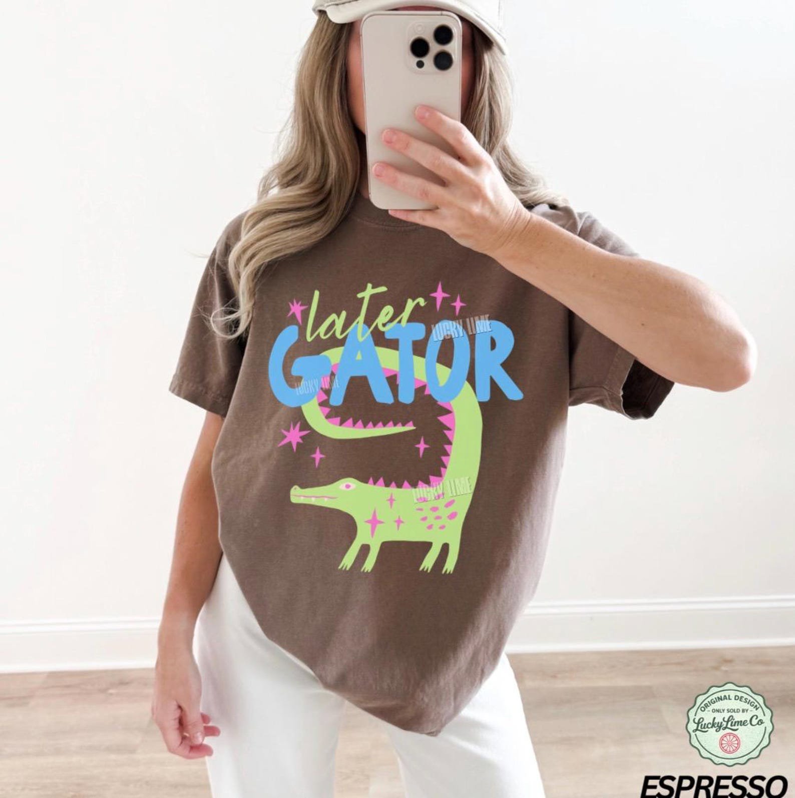 Comfort Colors® Later Gator Shirt, Sarcastic TShirt, Funny Shirt, Offensive Shirt, Cute Alligator Shirt, Crocodile Shirt, Funny Mom Tee 7