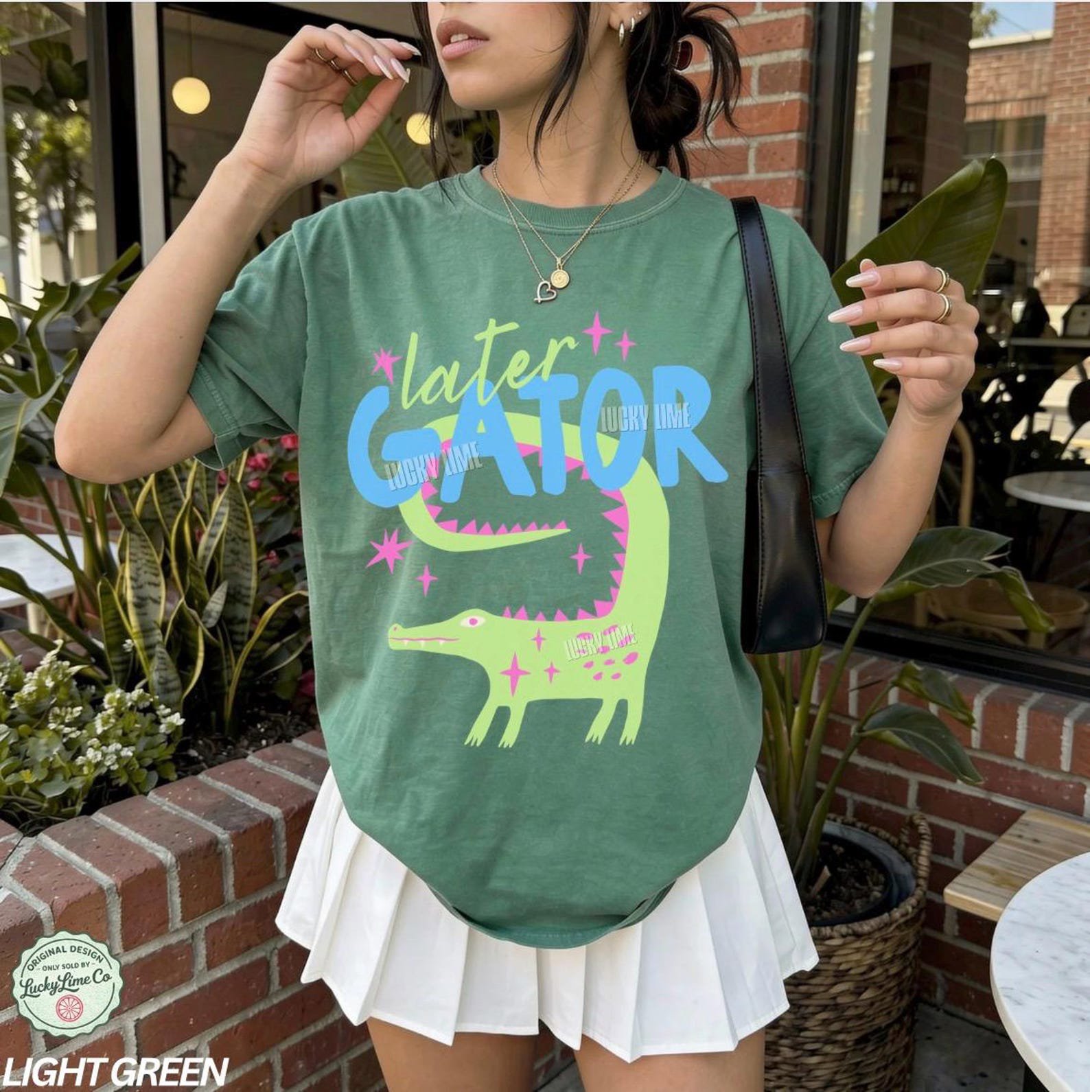 Comfort Colors® Later Gator Shirt, Sarcastic TShirt, Funny Shirt, Offensive Shirt, Cute Alligator Shirt, Crocodile Shirt, Funny Mom Tee 8