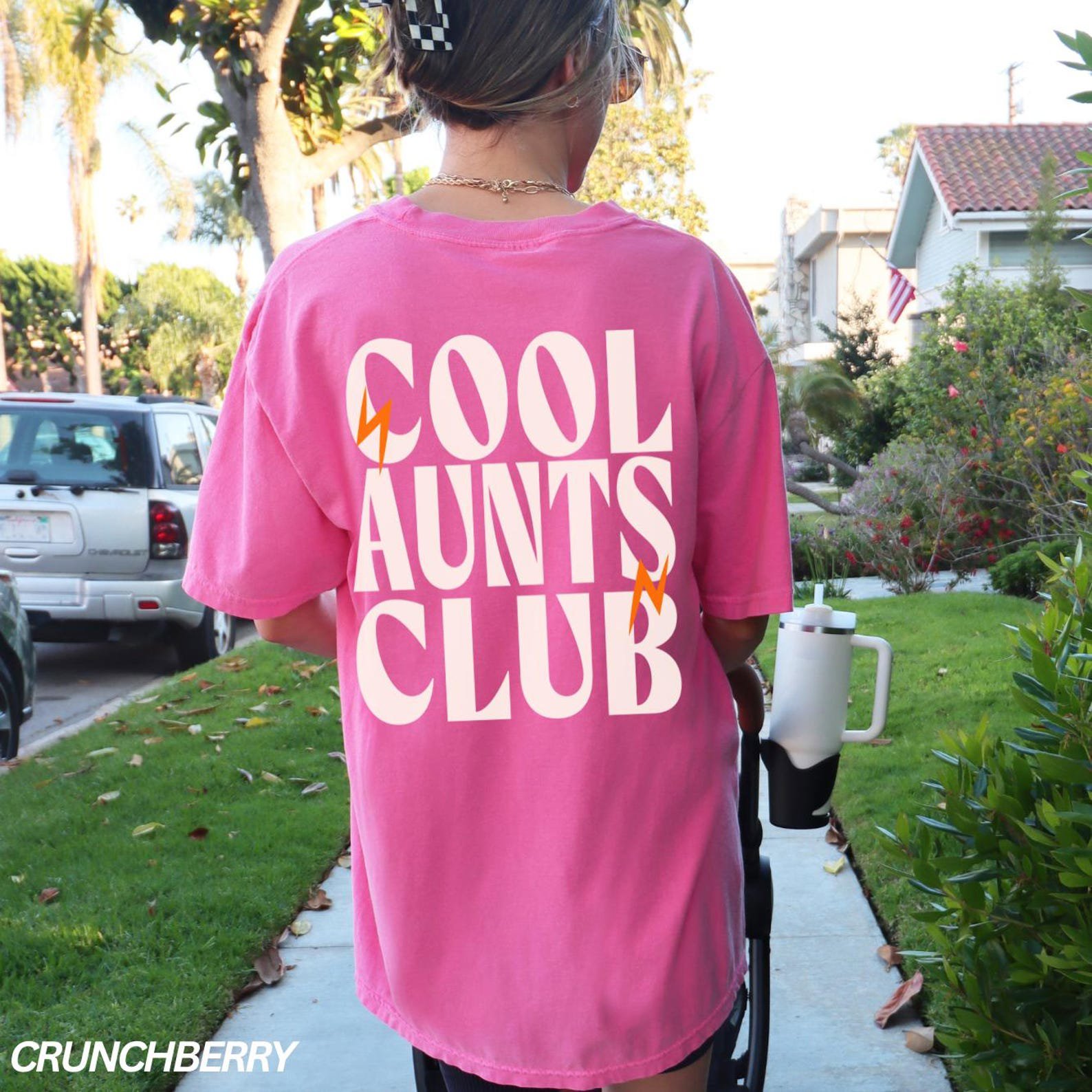 Comfort Colors® Cool Aunts Club Shirt, Auntie Shirt, Gift for Aunt, Auntie Tshirt, New Aunt Gift, Aunt to be Gift, Baby Announcement Gift 7