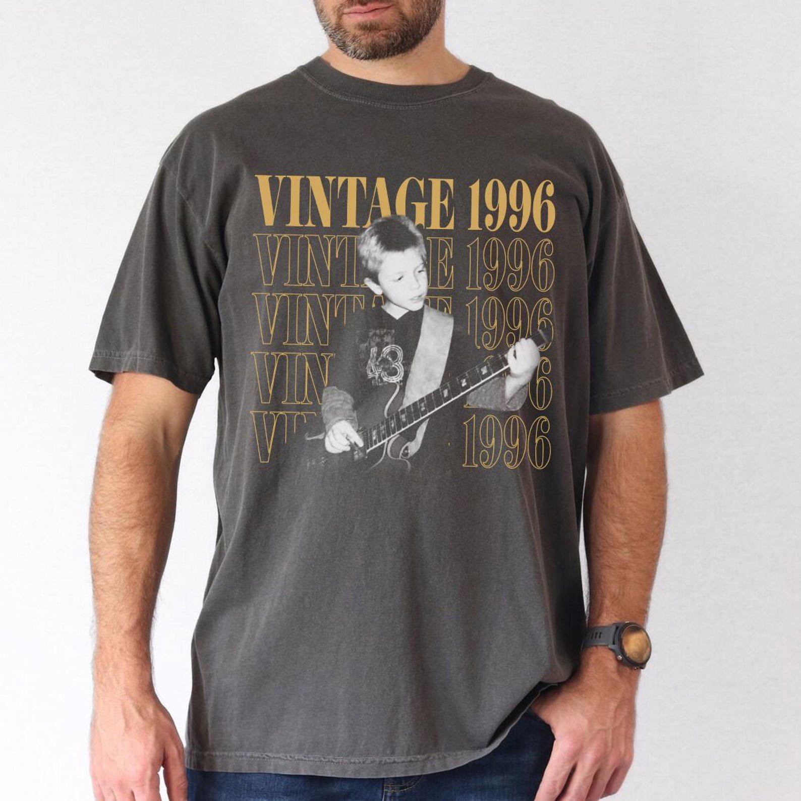 Custom Photo 30th Birthday Shirt Vintage Year Tee, Dirty 30 Shirt, Funny Birthday Party Shirt, Personalized Gift 5