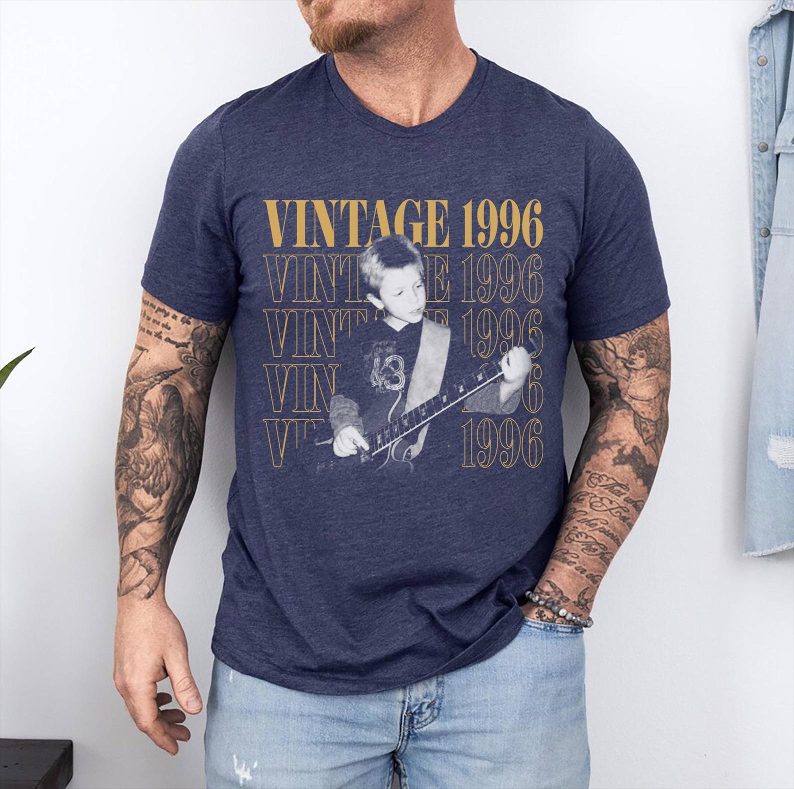 Custom Photo 30th Birthday Shirt Vintage Year Tee, Dirty 30 Shirt, Funny Birthday Party Shirt, Personalized Gift 6