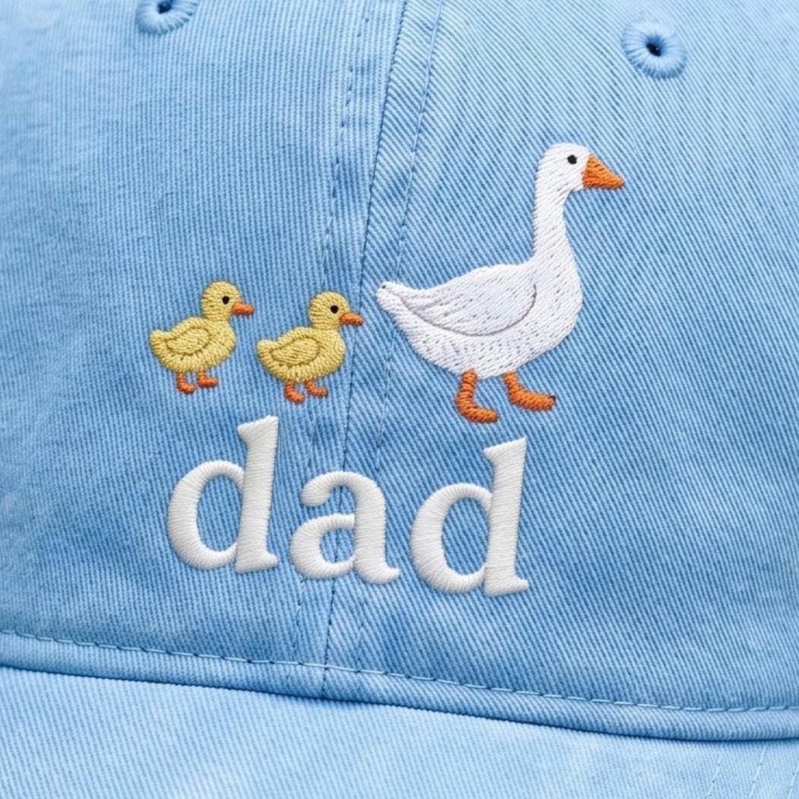 Embroidered Dad Hat, New Papa Gift, Goose Father Hats, Father’s Day Gifts 2