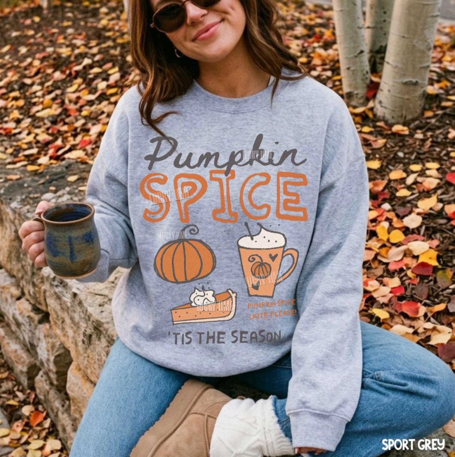 Pumpkin Spice Sweatshirt, Tis the Season Fall Shirt, Thanksgiving Sweatshirt, Fall Crewneck, Pumpkin Season Sweatshirt, Autumn Vibes 4