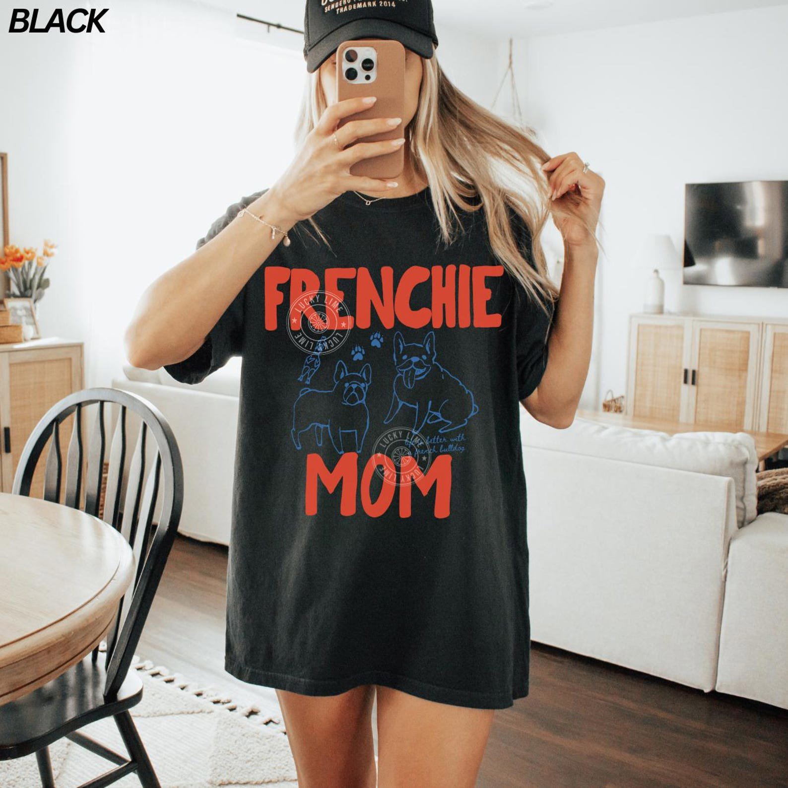 Frenchie Mom Shirt, French Bulldog Mom TShirt, Dog Mom Shirt, Gift for Animal Lovers, Funny Bulldog Shirt, Comfort Colors® Dog Tee for Her 6