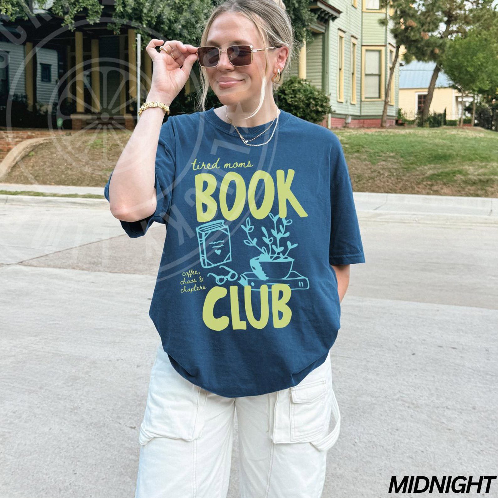 Tired Moms Club Shirt, Bookish Shirt, Book Lover Gifts, Fall Book Club Tee, Reading Shirt, Motherhood Shirt, Bookworm Shirt, Booktrovert Tee 8