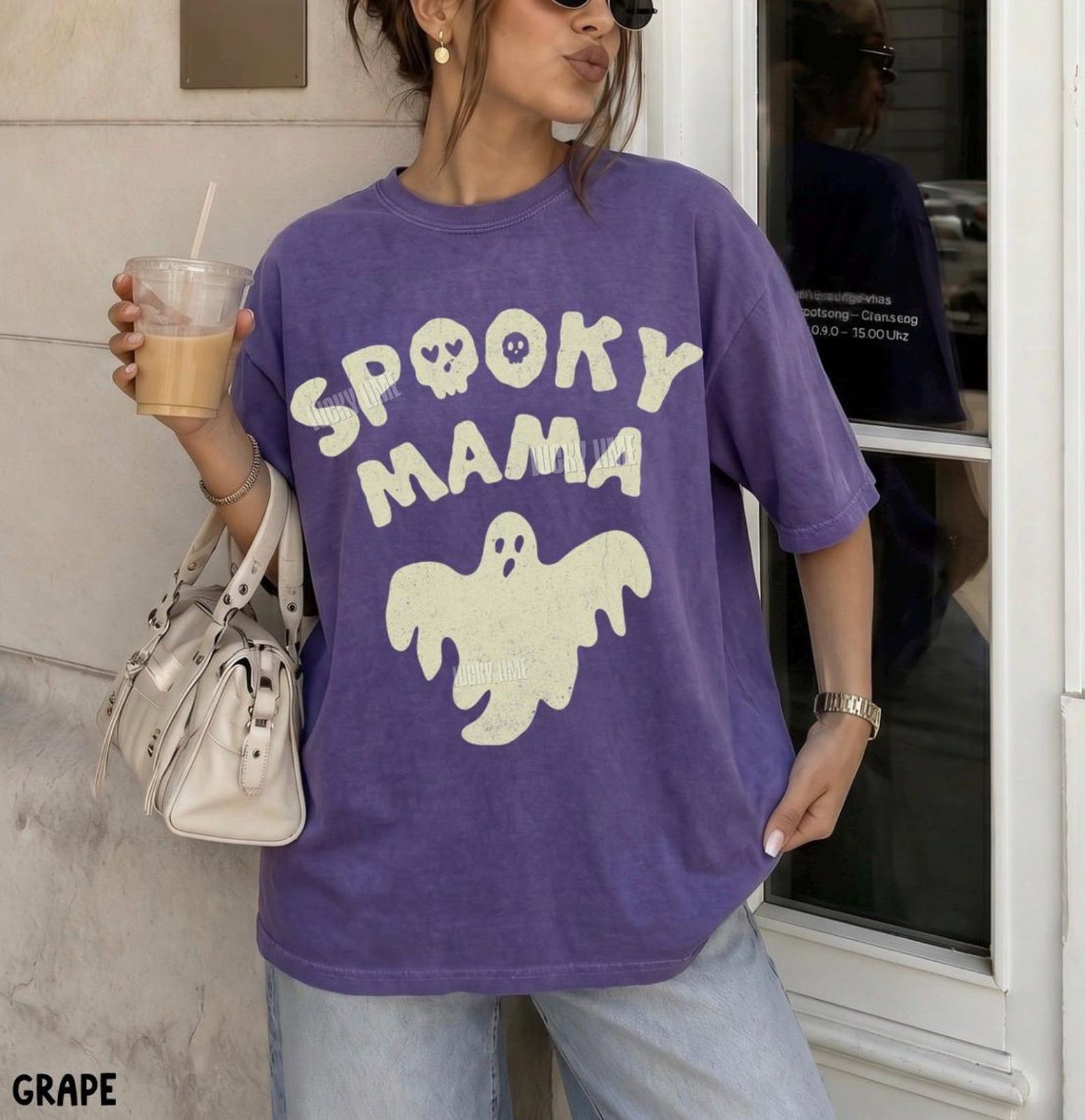Spooky Mama Shirt, Mama Halloween Tshirt, Momster Shirt, Trendy Halloween Tee, Comfort Colors® Mama Halloween Graphic Tee, Spooky Season 6