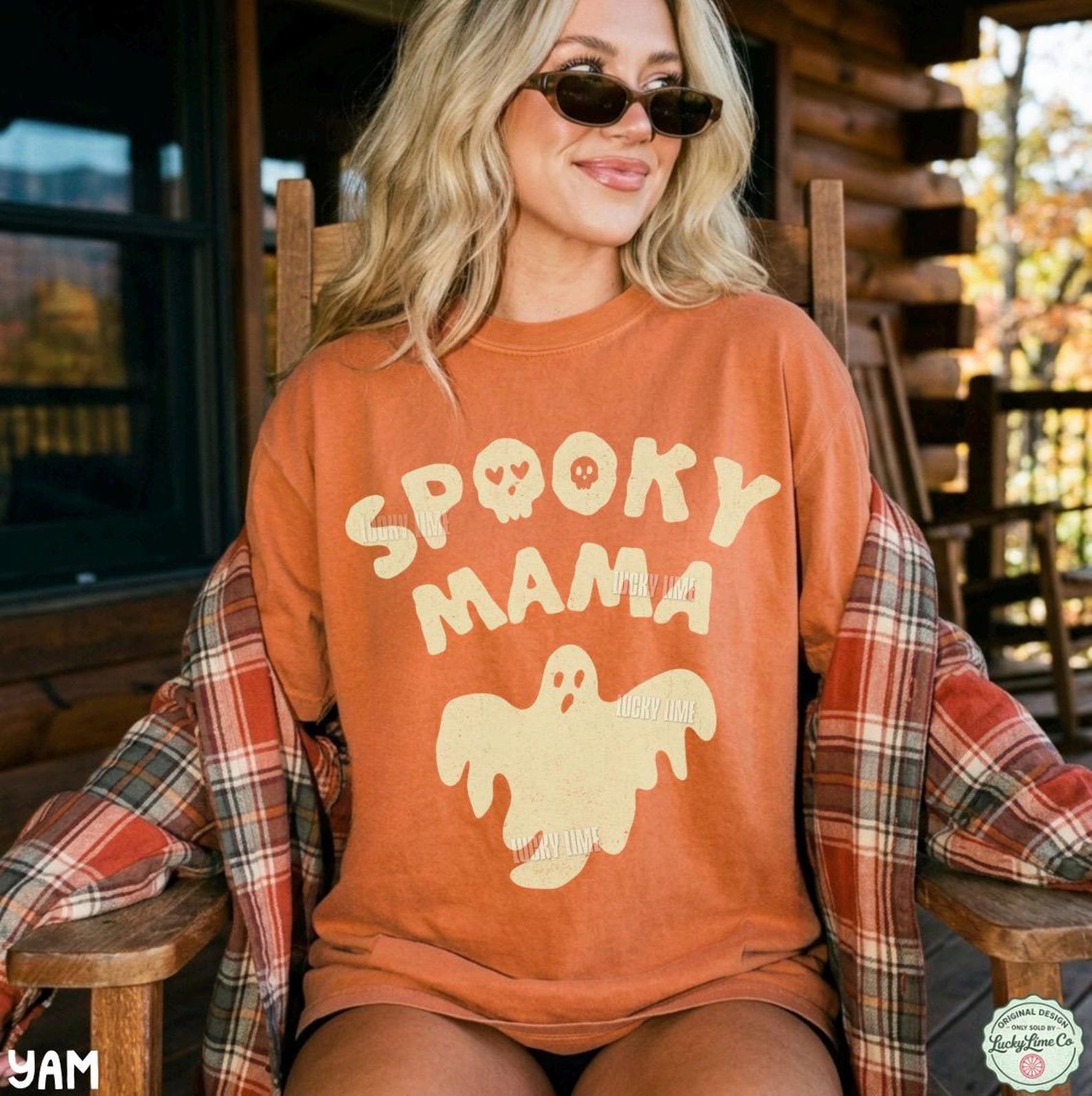 Spooky Mama Shirt, Mama Halloween Tshirt, Momster Shirt, Trendy Halloween Tee, Comfort Colors® Mama Halloween Graphic Tee, Spooky Season 8