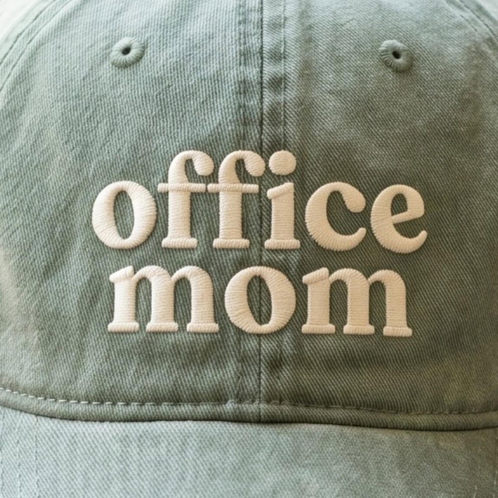 Embroidered Office Mom Hat, Wife Gift, Coworker Cap, Funny Wife Snapback 2