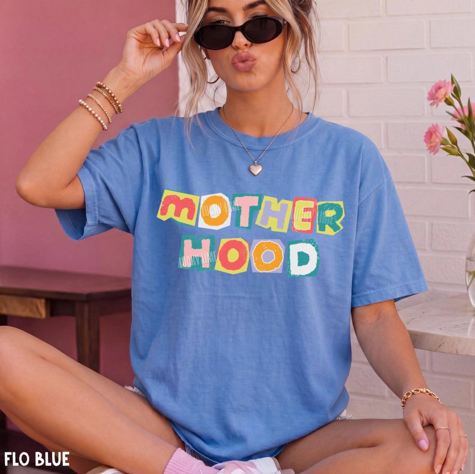 Comfort Colors® Motherhood Shirt, Trendy Mama Shirt, Mom Life Shirt, Retro Mama Shirt, New Mom Gift, Cool Moms Club Tshirt, Mothers Day Gift 7