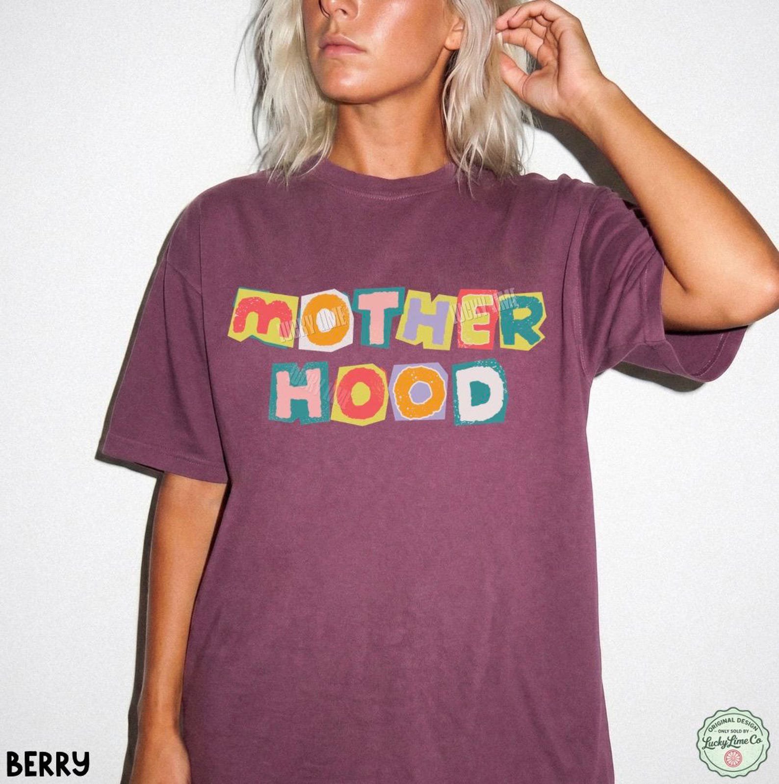 Comfort Colors® Motherhood Shirt, Trendy Mama Shirt, Mom Life Shirt, Retro Mama Shirt, New Mom Gift, Cool Moms Club Tshirt, Mothers Day Gift 8
