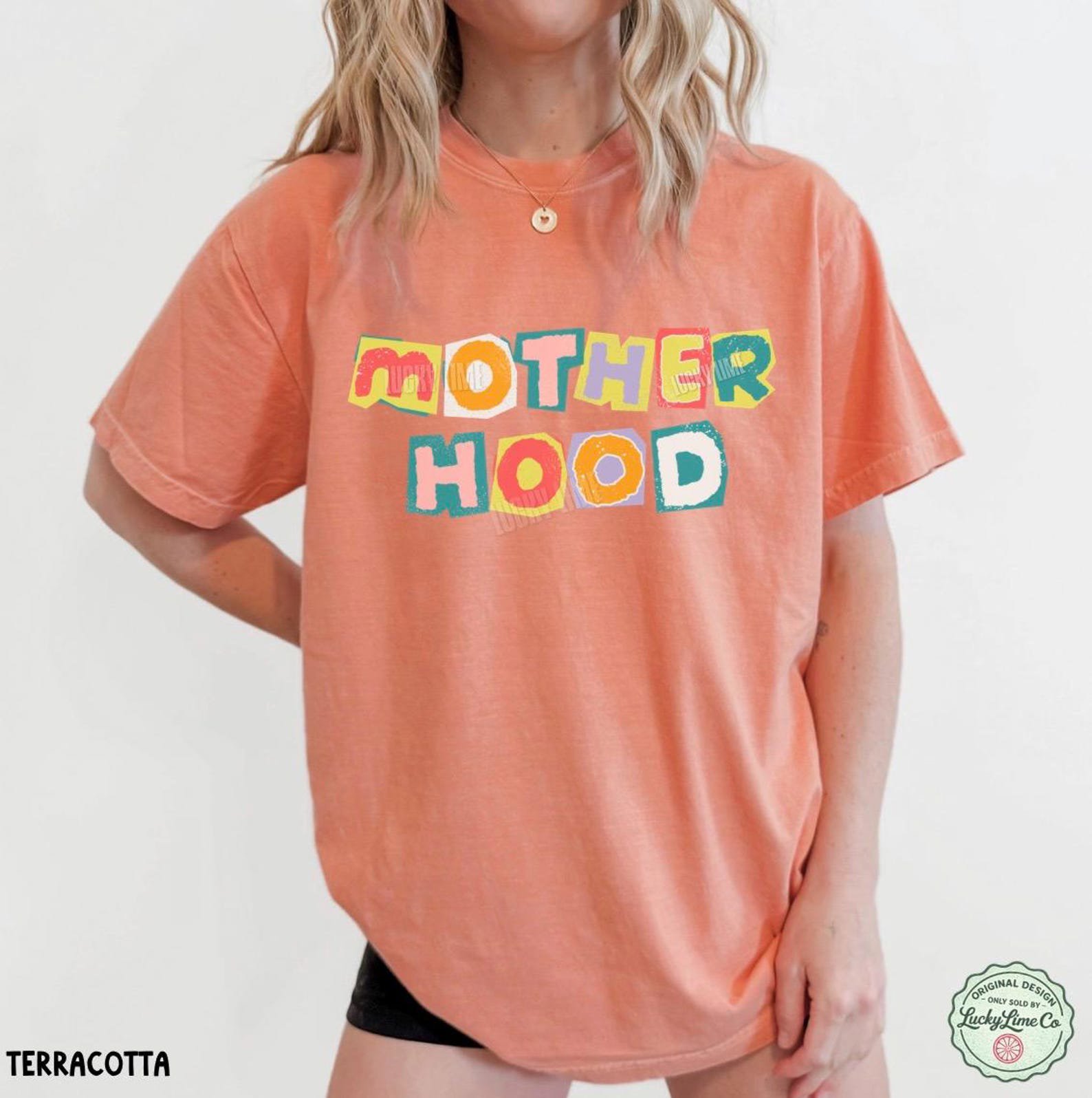 Comfort Colors® Motherhood Shirt, Trendy Mama Shirt, Mom Life Shirt, Retro Mama Shirt, New Mom Gift, Cool Moms Club Tshirt, Mothers Day Gift 9