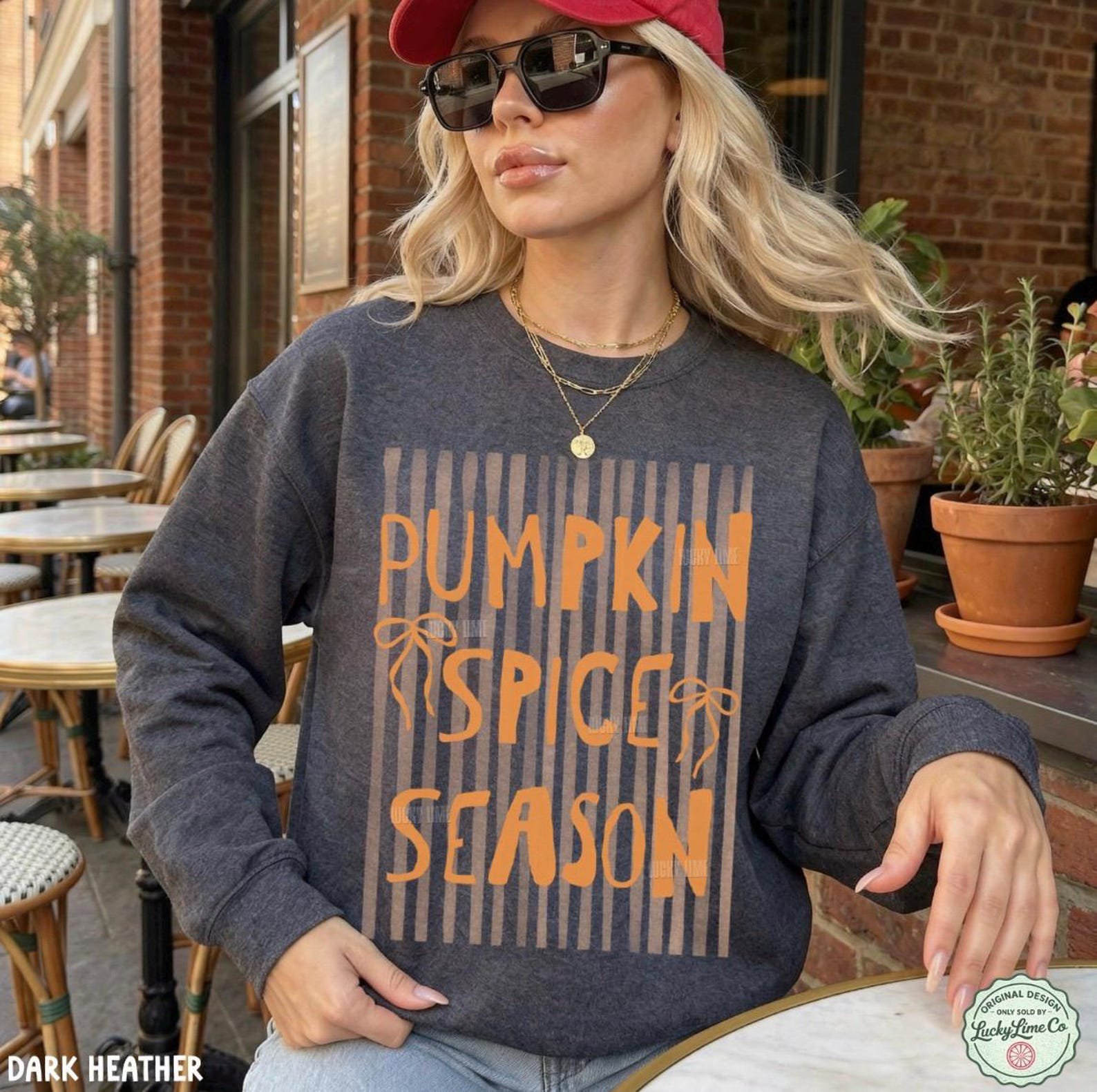 Pumpkin Spice Season Sweatshirt, Pumpkin Spice Shirt, Womens Fall Sweater, Coffee Weather Shirt, Preppy Fall Shirt, Trendy Coffee Shirt 8