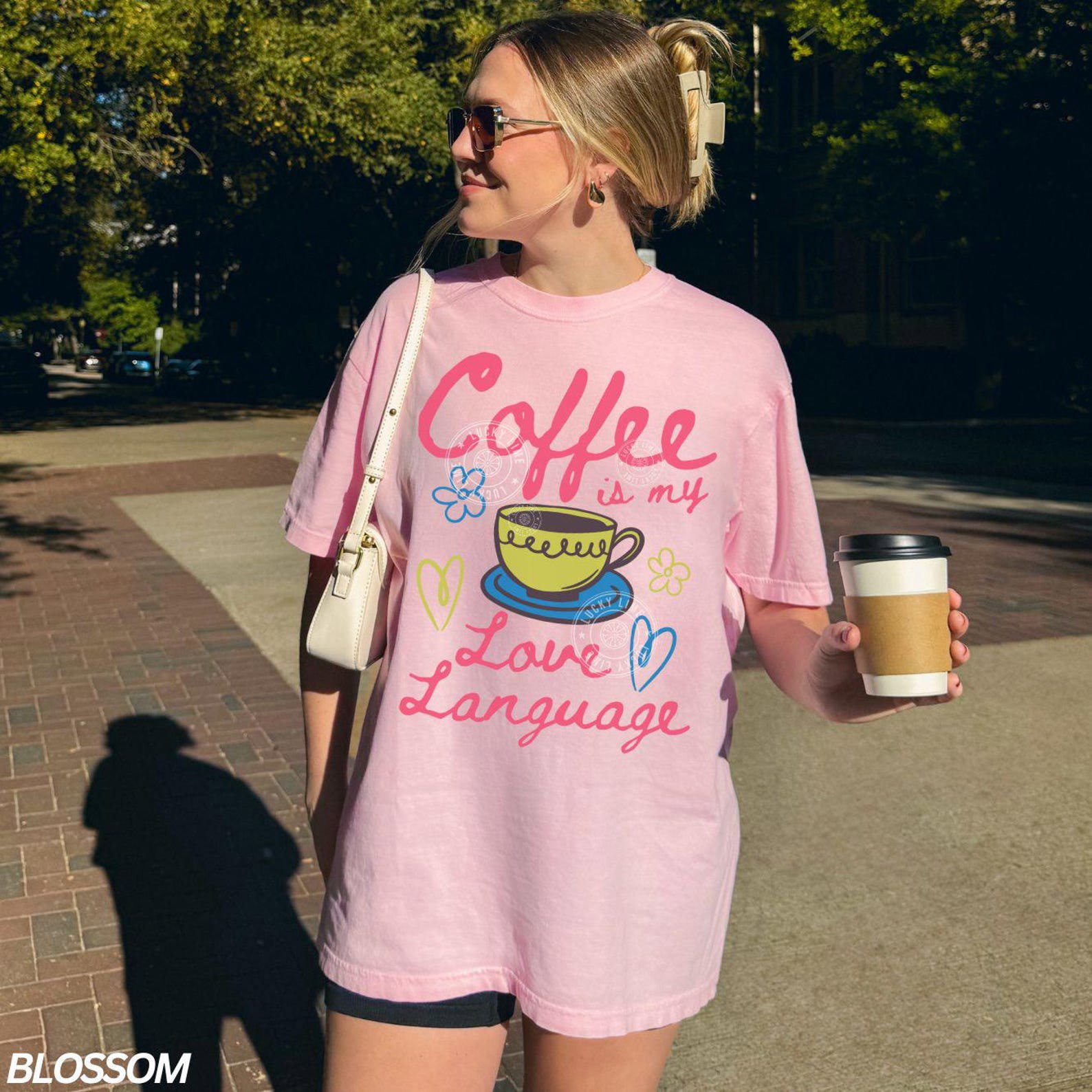 Comfort Colors ® Coffee Shirt, Coffee is My Love Language, Valentines Day Tshirt, Valentine Coffee, Coffee Lover Gift Coffee is my Valentine 4