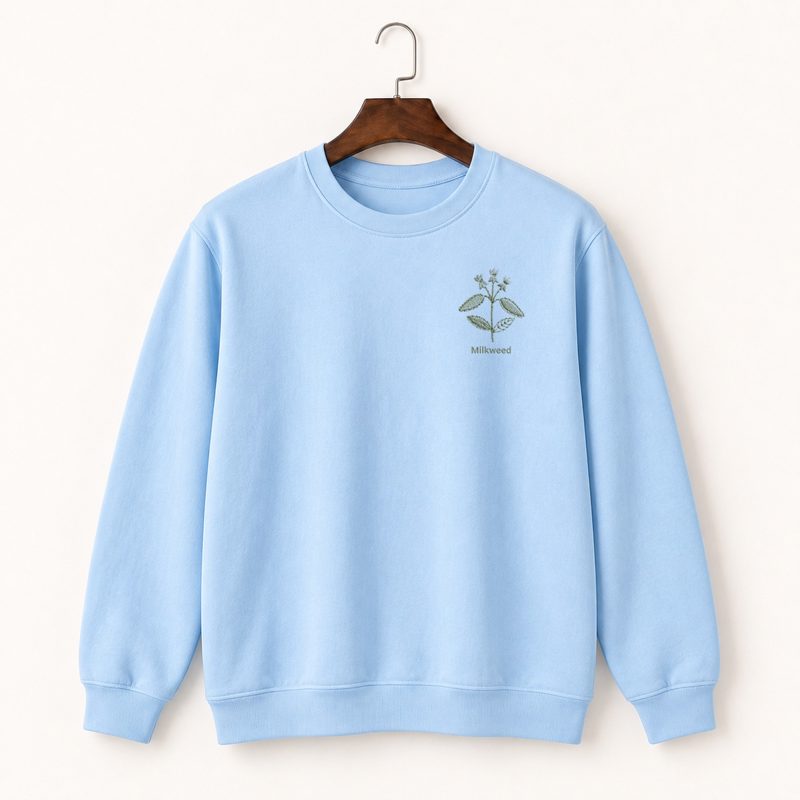Common Milkweed Plant Crewneck Sweatshirt