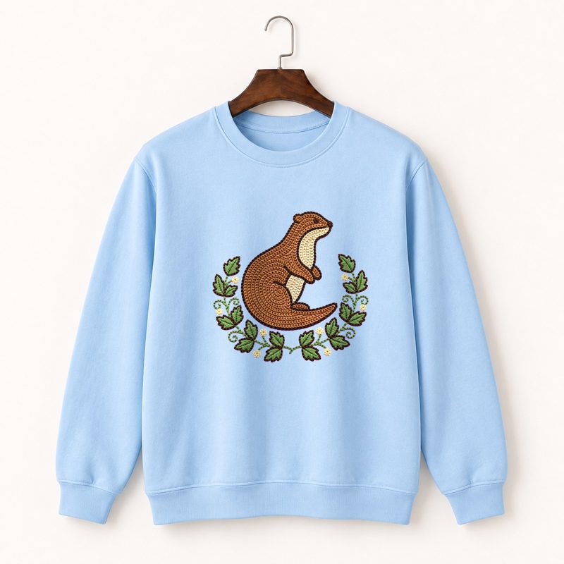 North American River Otter Crewneck Sweatshirt