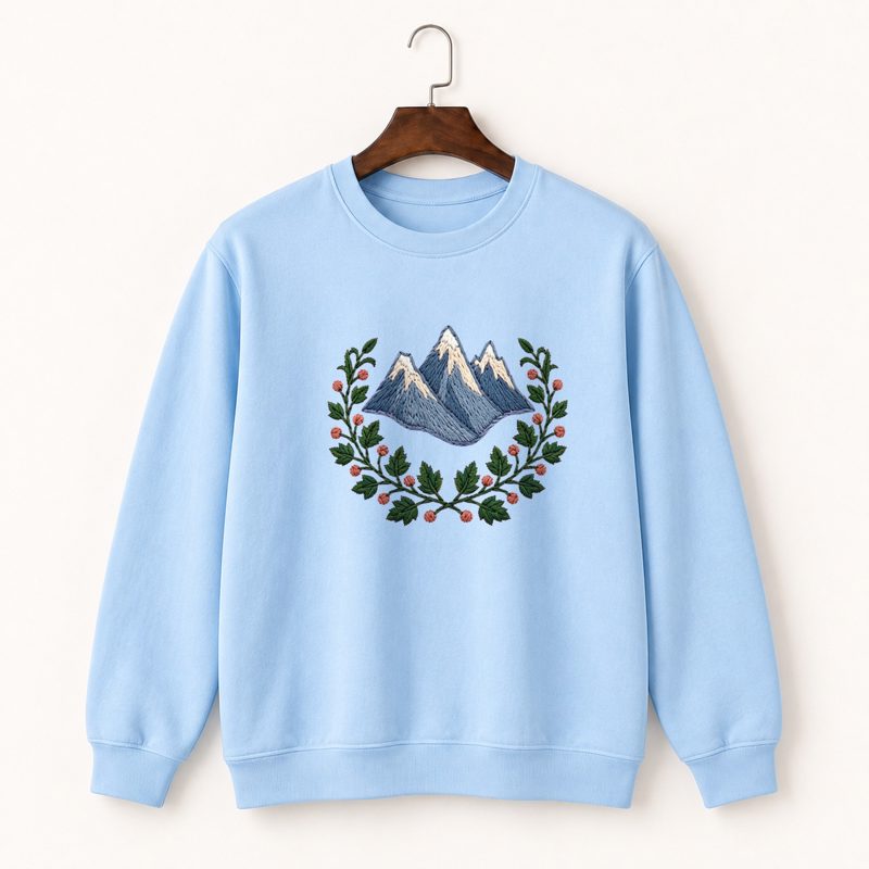 Sierra Nevada Mountains Crewneck Sweatshirt