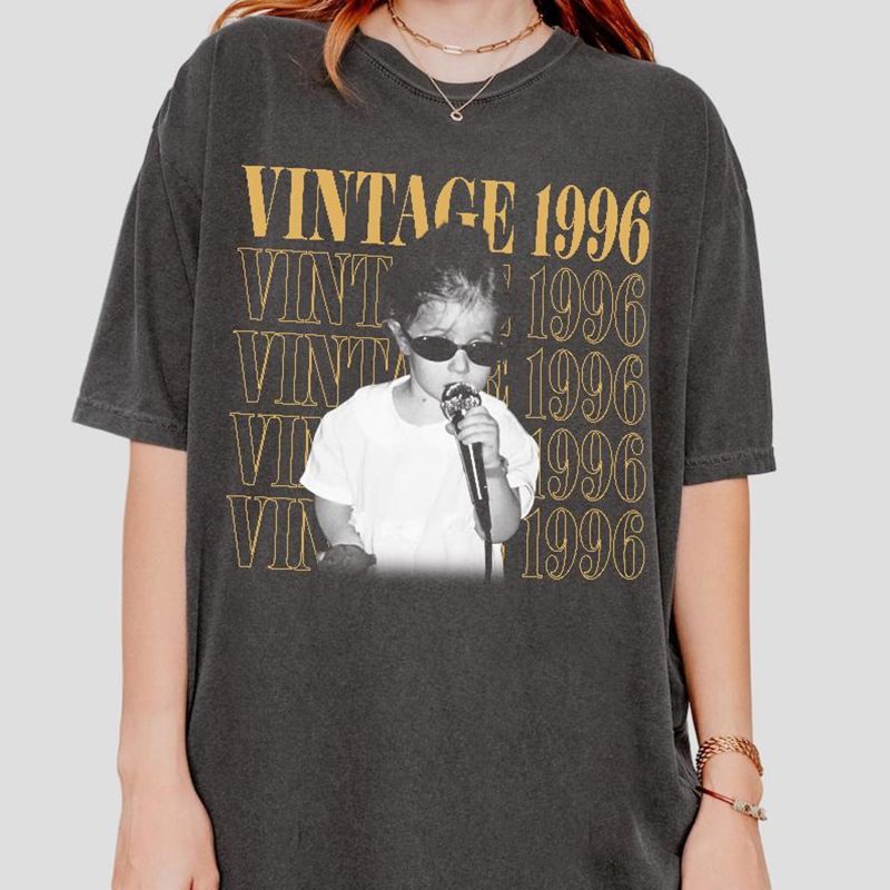 Custom Photo 30th Birthday Shirt Vintage Year Tee, Dirty 30 Shirt, Funny Birthday Party Shirt, Personalized Gift