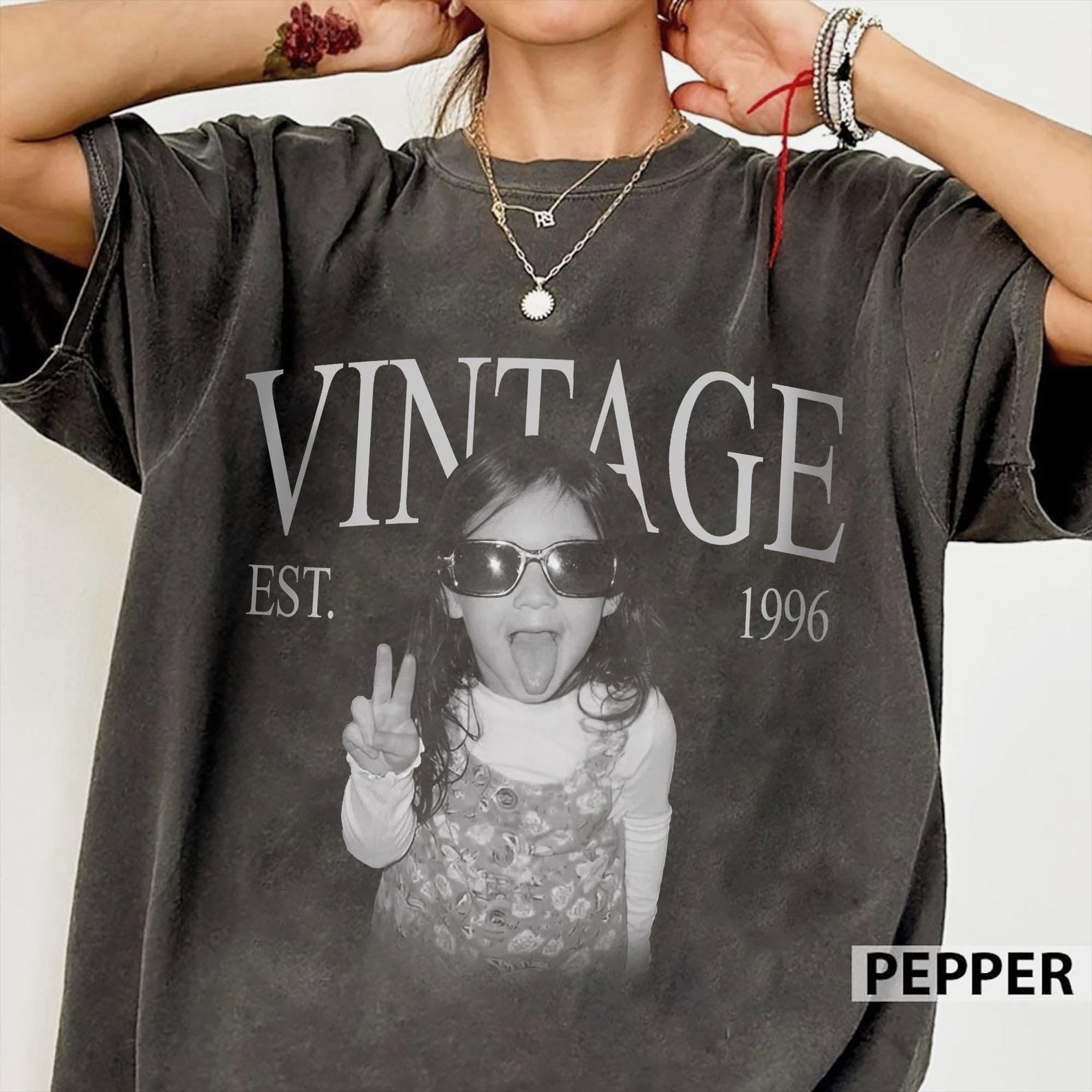 Custom 30th 40th Birthday Shirt, Vintage Photo And Year Shirt, Custom Birthday Picture Shirt, Birthday Gift, Vintage Photo 30th Shirt 5