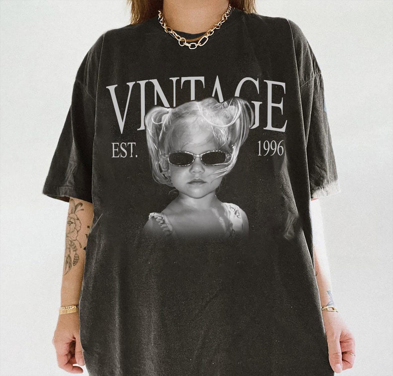 Custom 30th 40th Birthday Shirt, Vintage Photo And Year Shirt, Custom Birthday Picture Shirt, Birthday Gift, Vintage Photo 30th Shirt 6