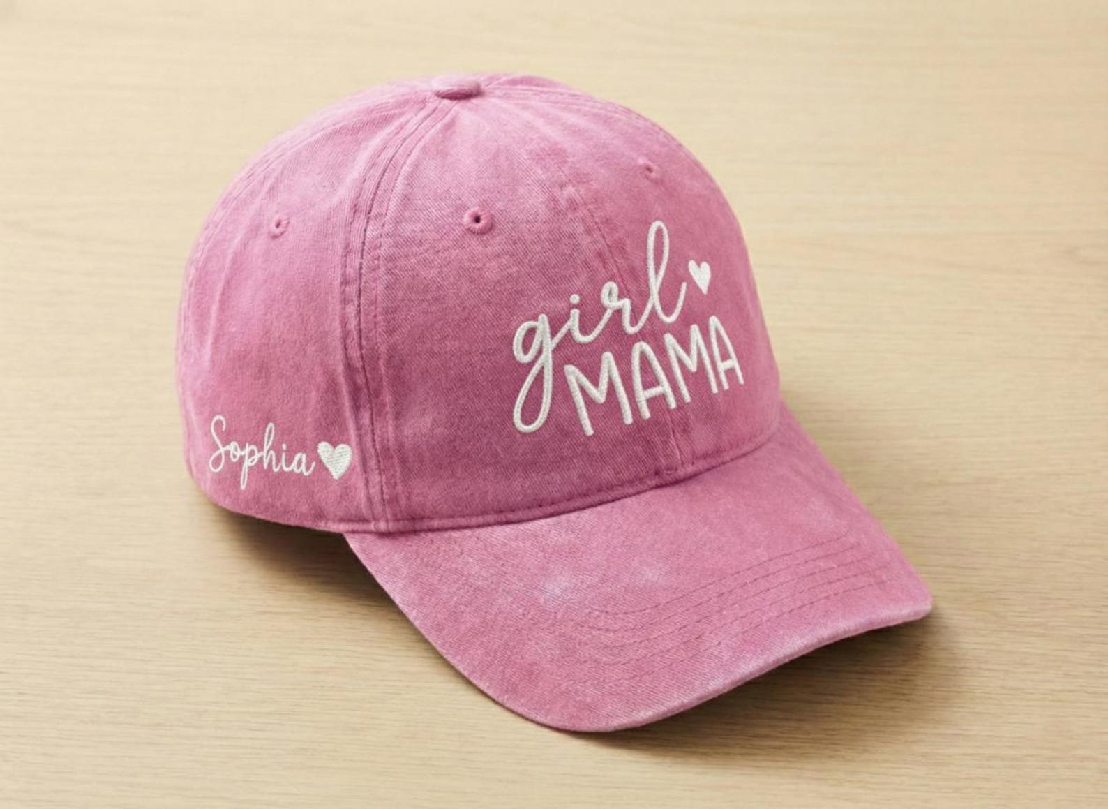 Personalized Embroidered Girl Mama Baseball Cap, Mother's Day Gift, Gift for Mom, Custom Mom of Girls Hat, Custom Name Hat, Embroidered Hat 3