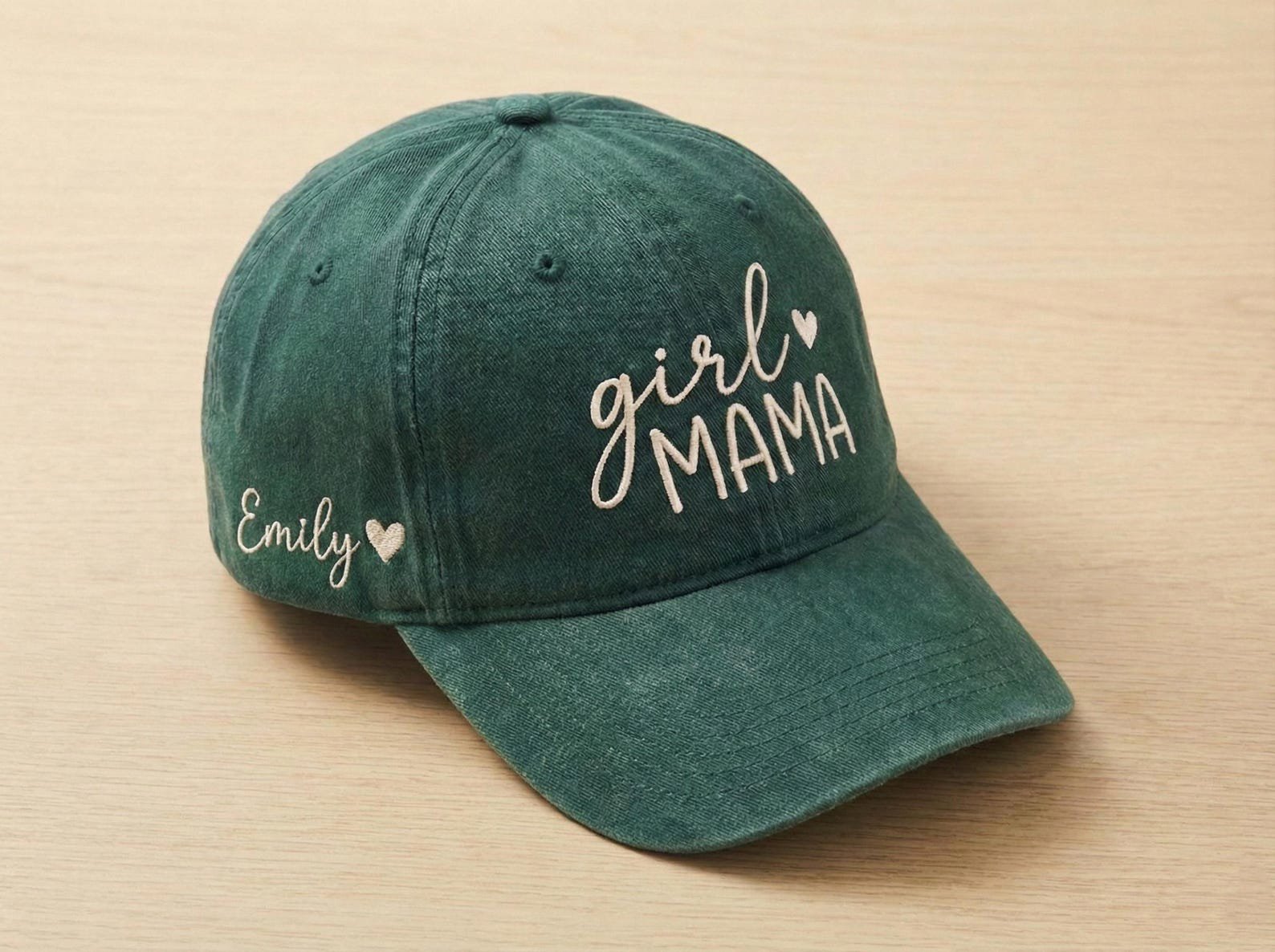 Personalized Embroidered Girl Mama Baseball Cap, Mother's Day Gift, Gift for Mom, Custom Mom of Girls Hat, Custom Name Hat, Embroidered Hat 2