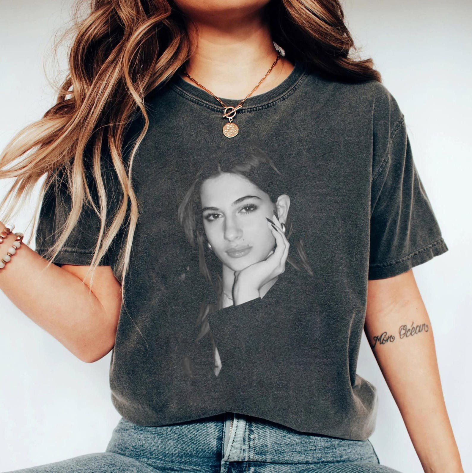 Custom Vintage Photo Shirt, Custom Photo Anniversary Gift Shirt, Black White Couple Picture Shirt, Gift For Friends, Custom Your Photo Idea 3