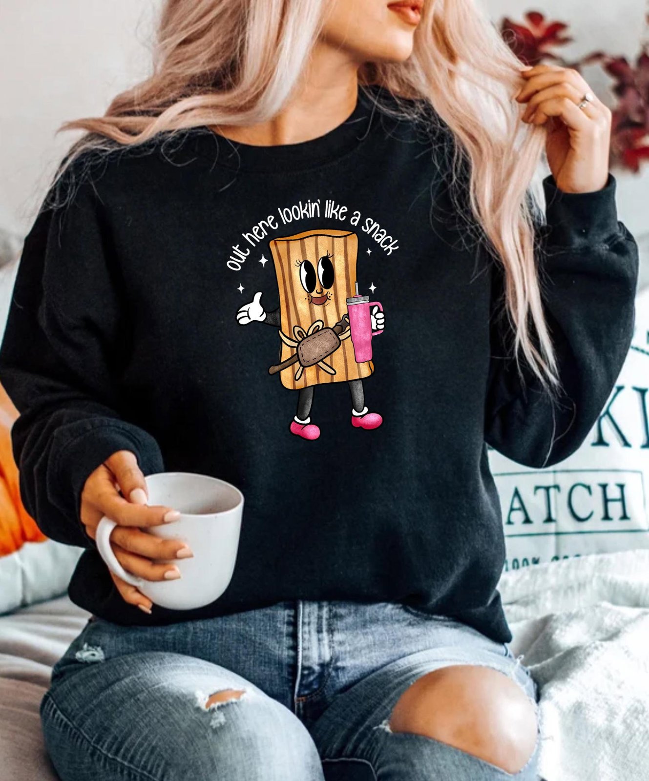 Funny Christmas Tamale Sweatshirt: 'Lookin Like A Snack' Xmas Tee 2