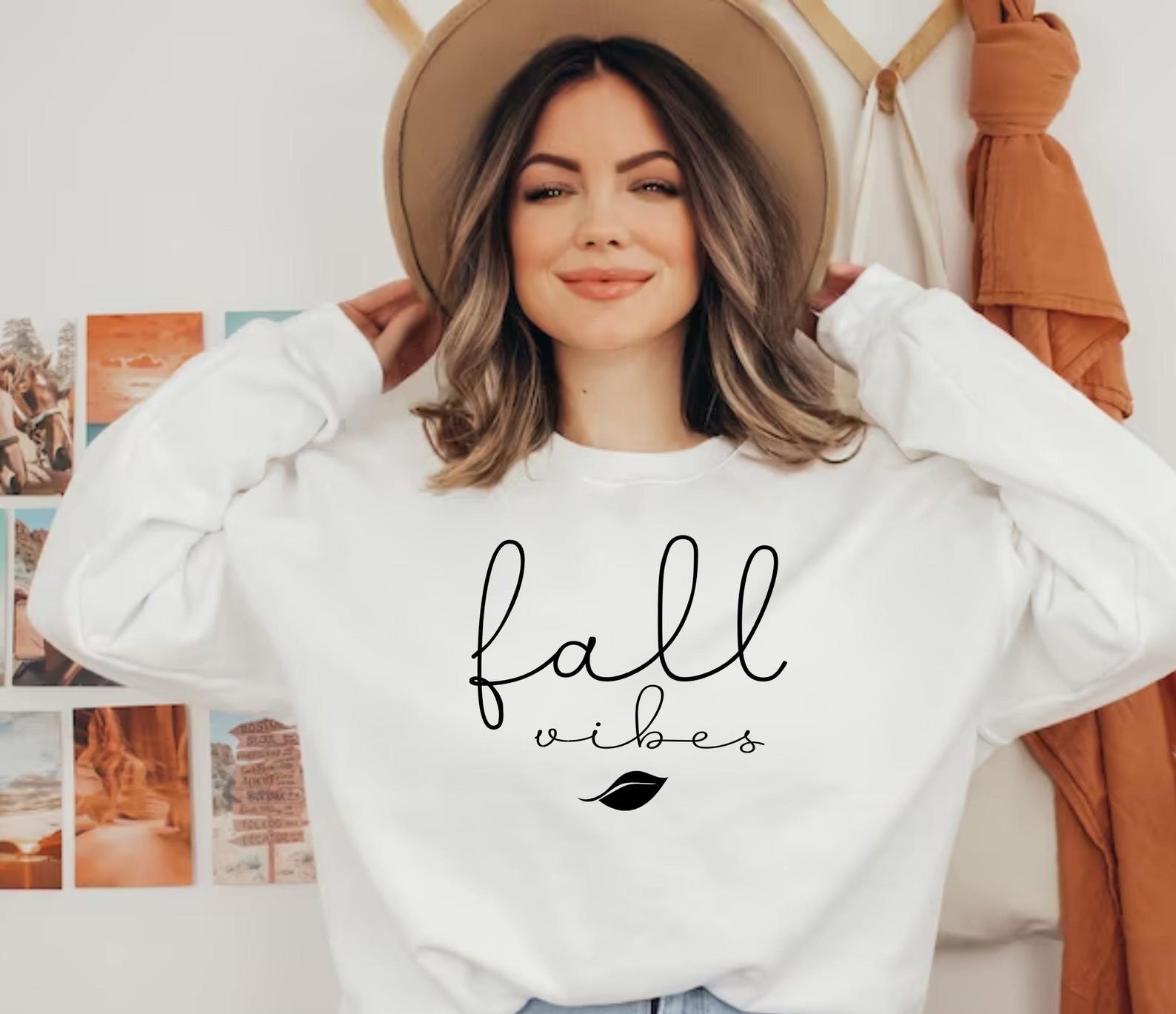 Fall Vibes Sweatshirt: Comfy Autumn Crewneck 4