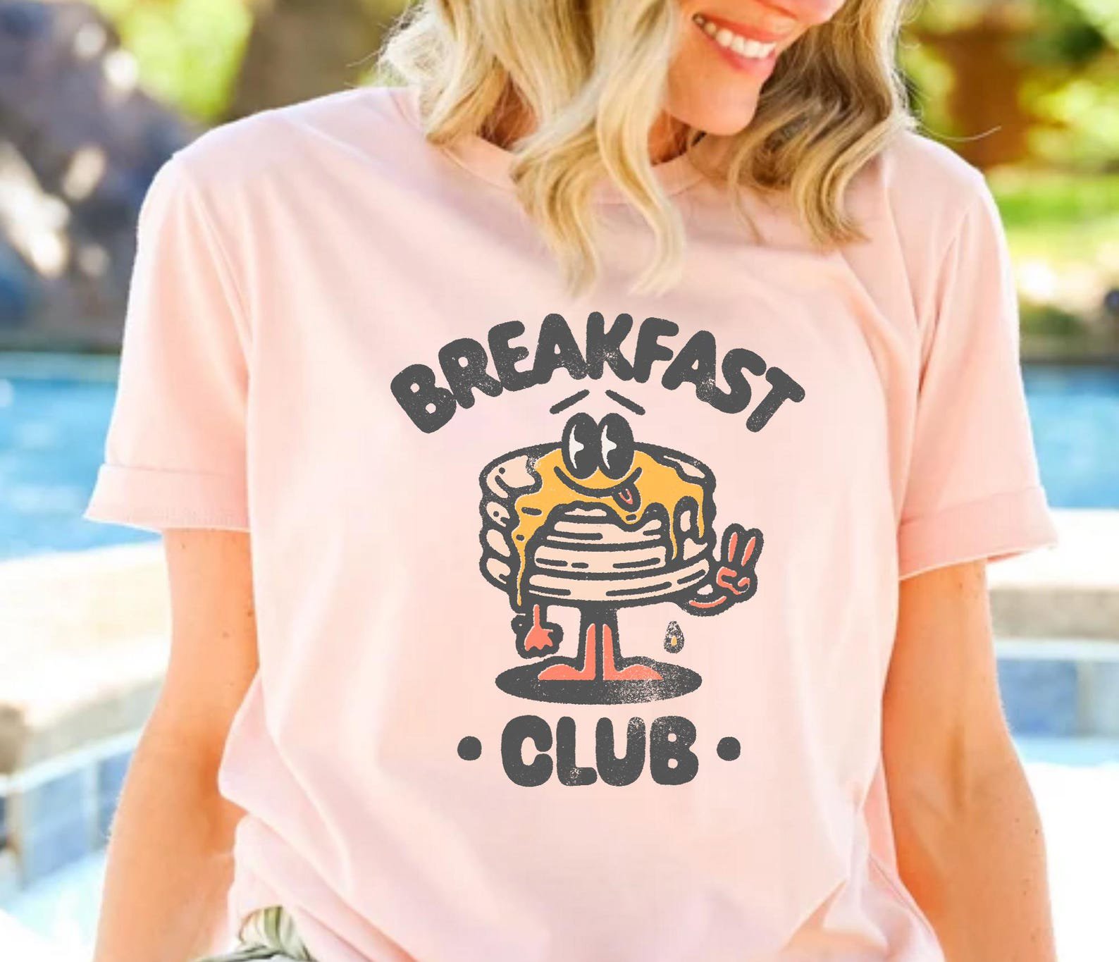 Breakfast Club Sweatshirt: Retro Comfort Colors Graphic Tee 4