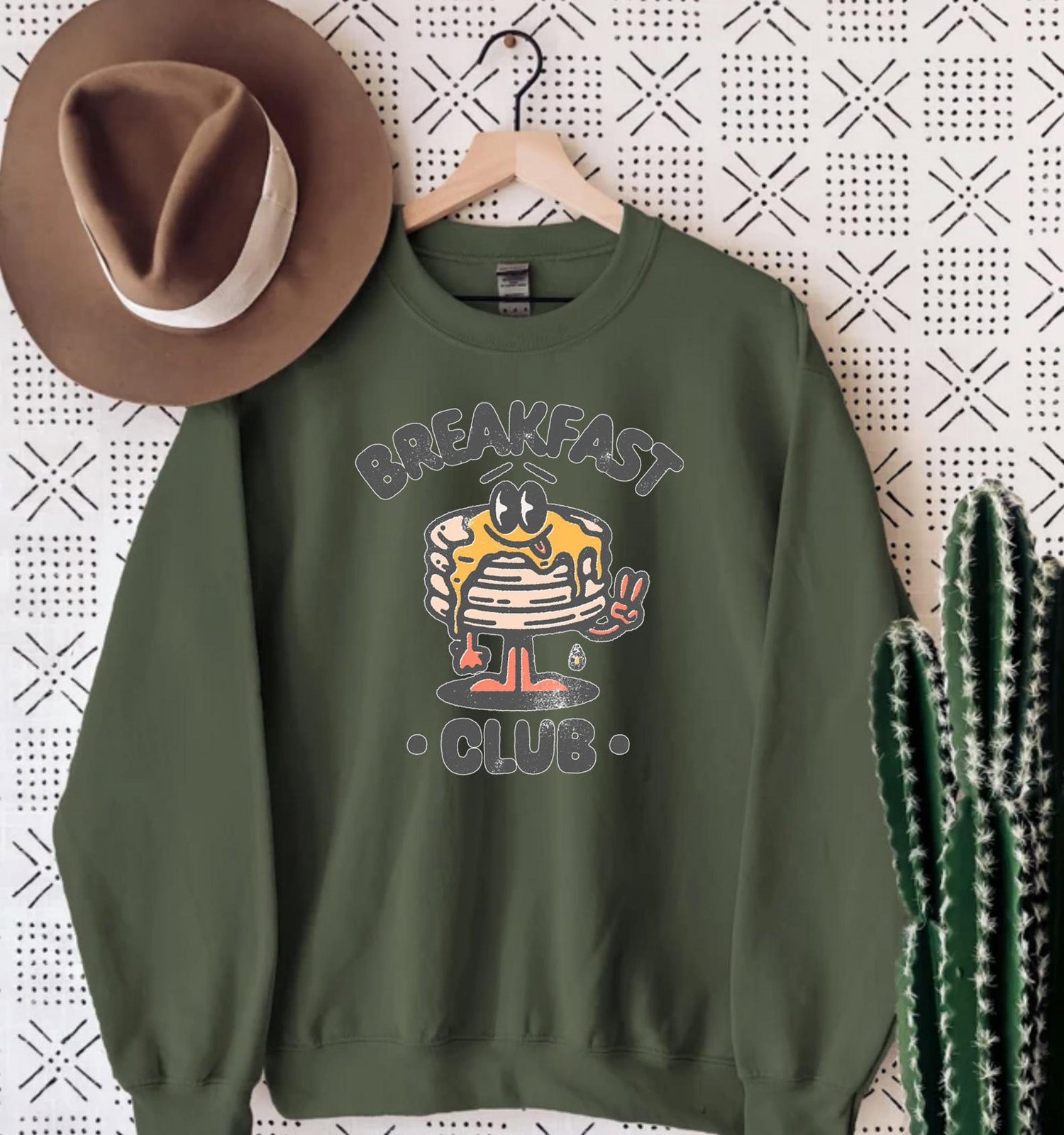 Breakfast Club Sweatshirt: Retro Comfort Colors Graphic Tee 5