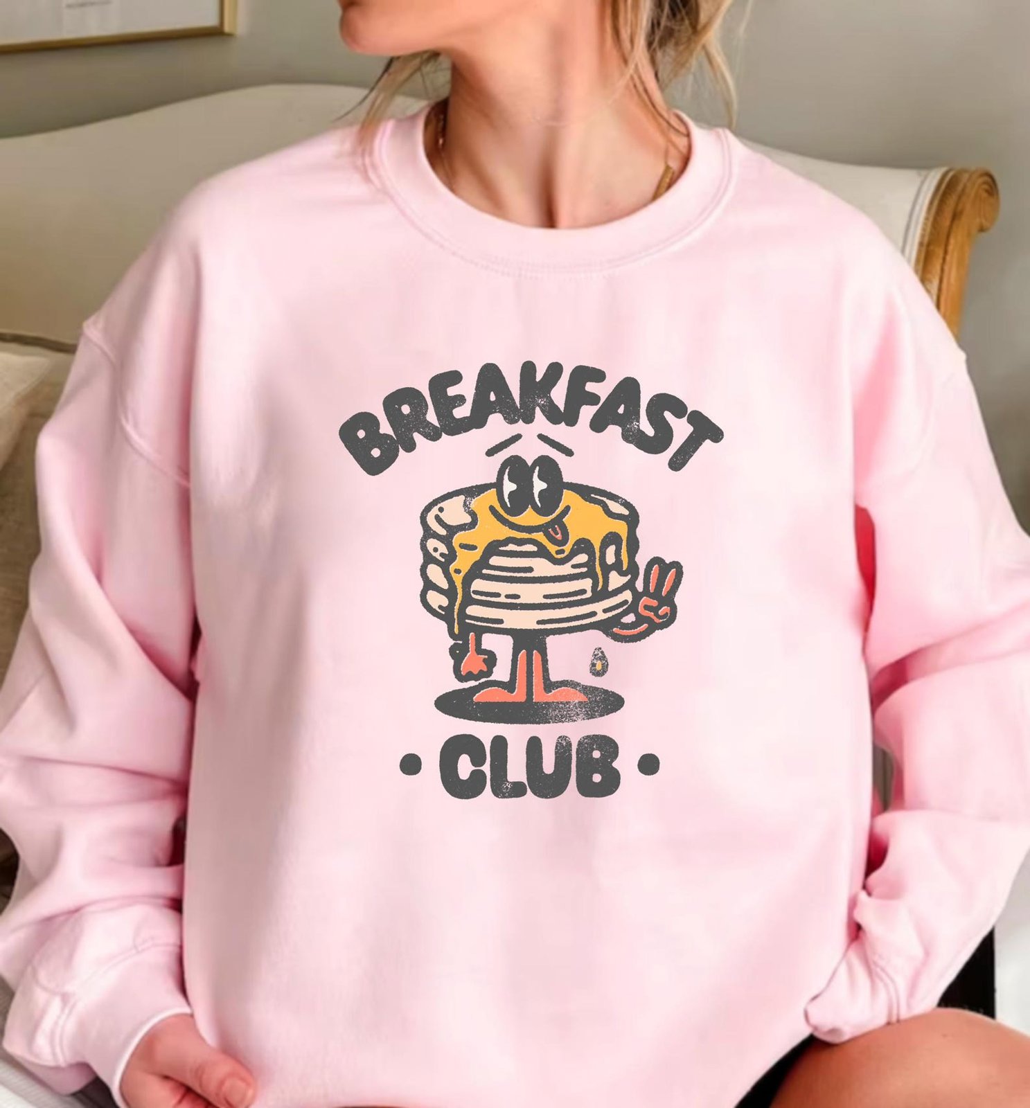 Breakfast Club Sweatshirt: Retro Comfort Colors Graphic Tee 6