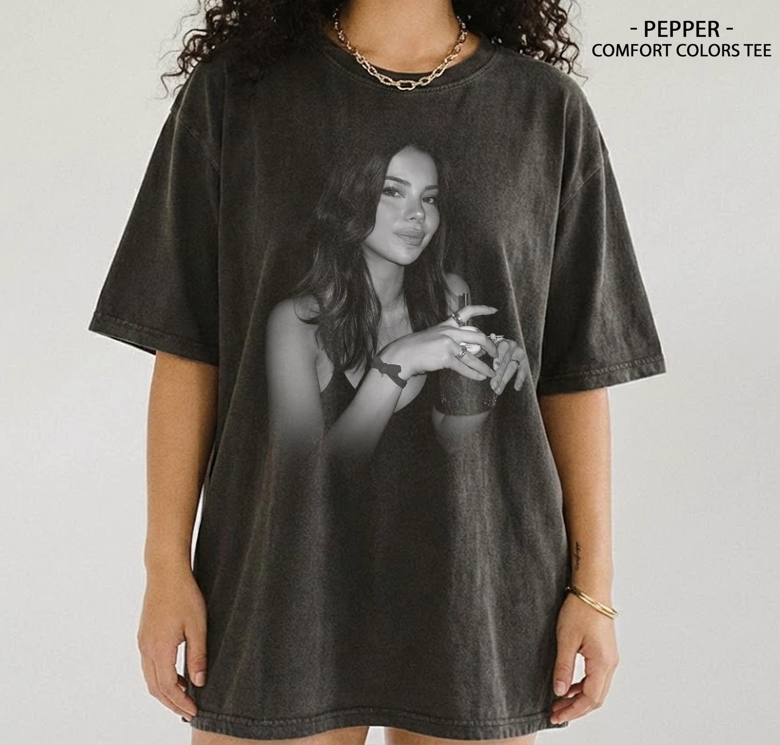 Vintage Custom Picture Shirt, Gift for Boyfriend, Your Own Picture Idea Shirt, Your Photo Custom Girlfriend Face Shirt 3
