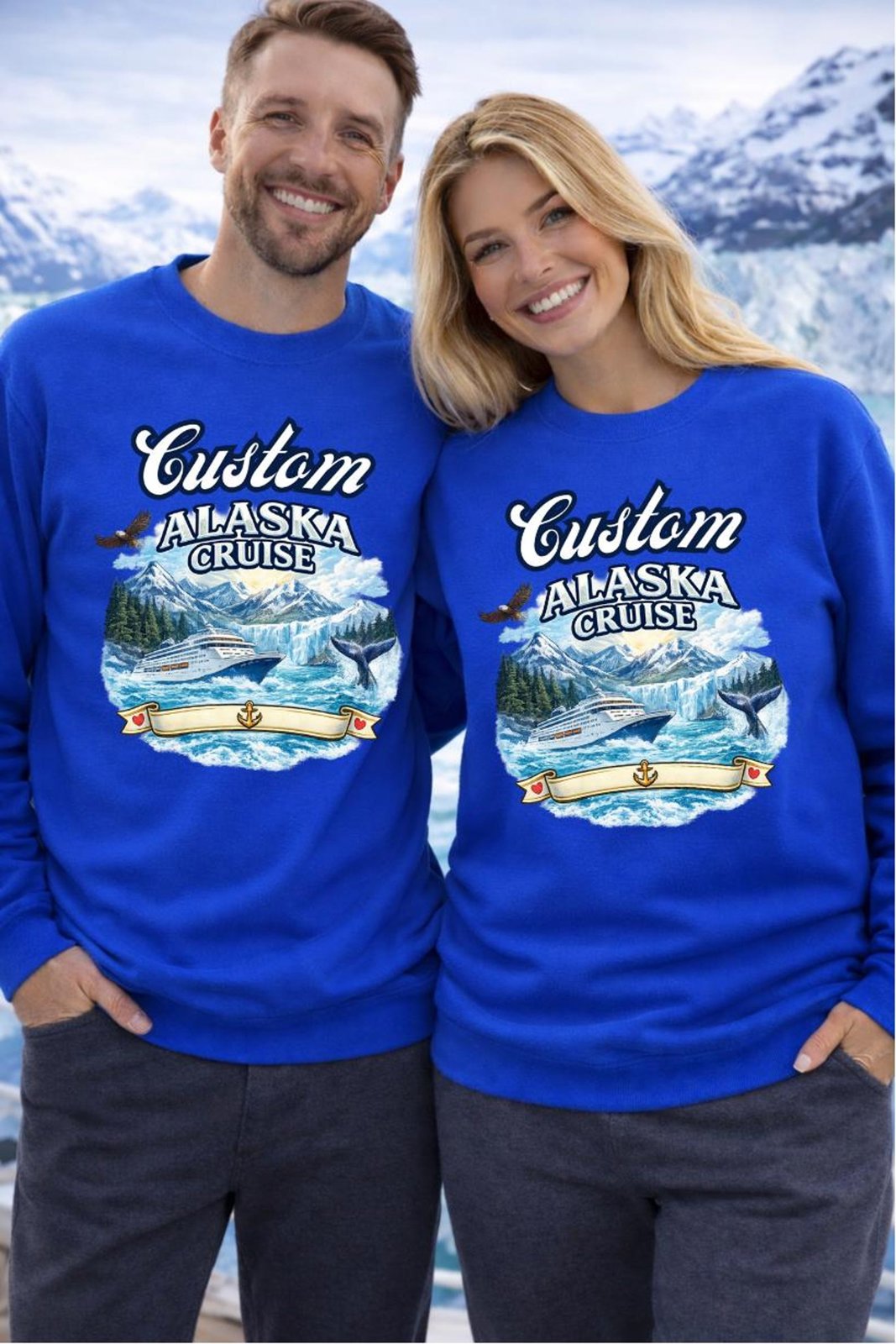 Custom Alaska Family Cruise Sweatshirt 2026, Matching Family Alaska Cruise Shirts, Alaska Trip Squad Outfit, Cruise Vacation Top 7