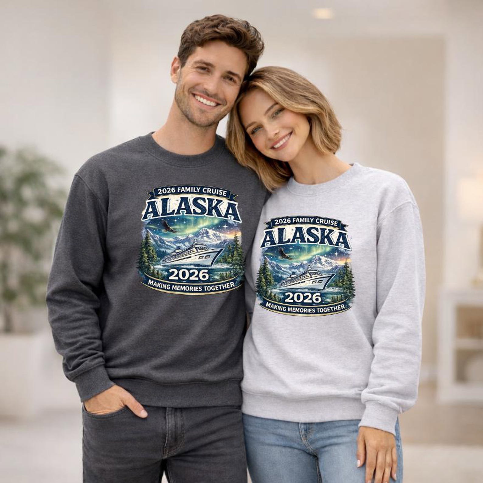 Matching Family Alaska Cruise Sweatshirt, 2026 Alaska Trip Tee, Making Memories Together Vacation Outfit, Cruise Reunion Shirts, Cruise 2026 4