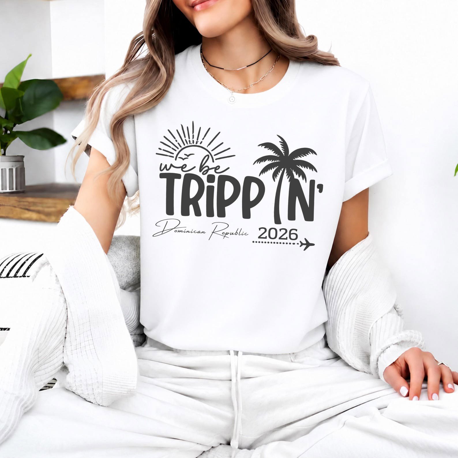 Custom Location Matching Family Vacation Shirts | We Be Trippin 2026 Group Travel Tees | Personalized Cruise Sweatshirt 1
